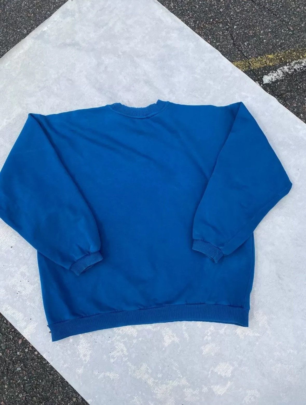 Nike × Vintage Vintage Nike Sweatshirt Big Swoosh Rare 90’s Embroidered Size US XL / EU 56 / 4 - 3 Thumbnail