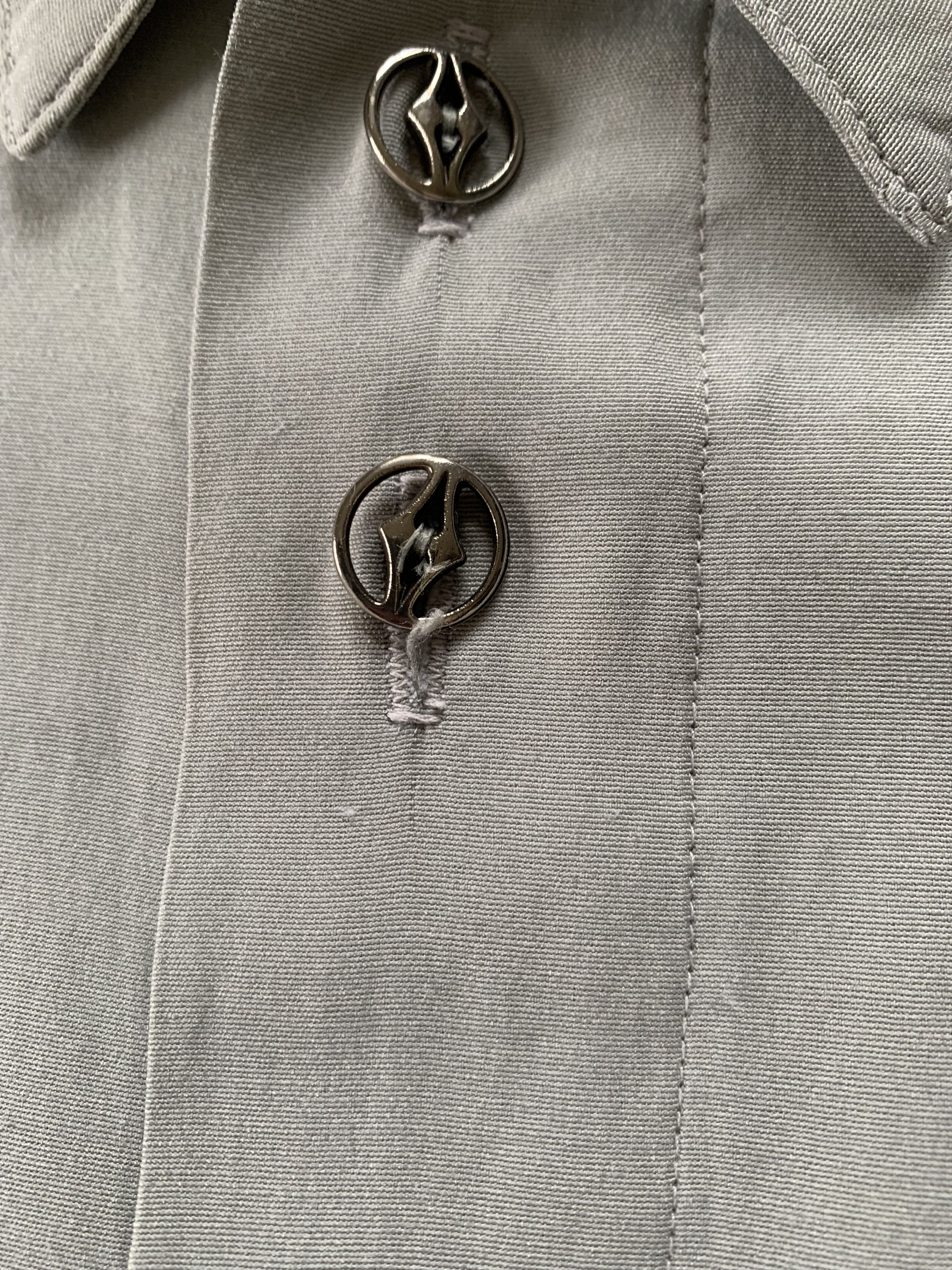 Designer Gioielli Italian Light Mens Western Long Sleeve Shirt Size US XXL / EU 58 / 5 - 5 Thumbnail