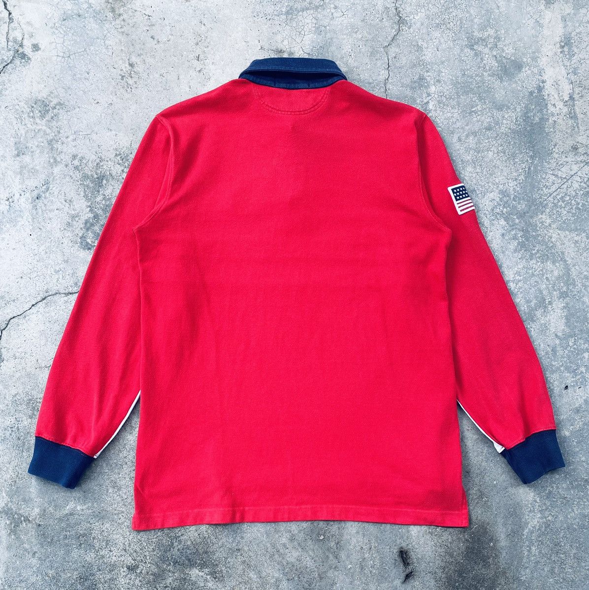 Polo Ralph Lauren Vintage 90s Polo Sport Ralph Lauren Rugby Long Sleeve Size US L / EU 52-54 / 3 - 2 Thumbnail