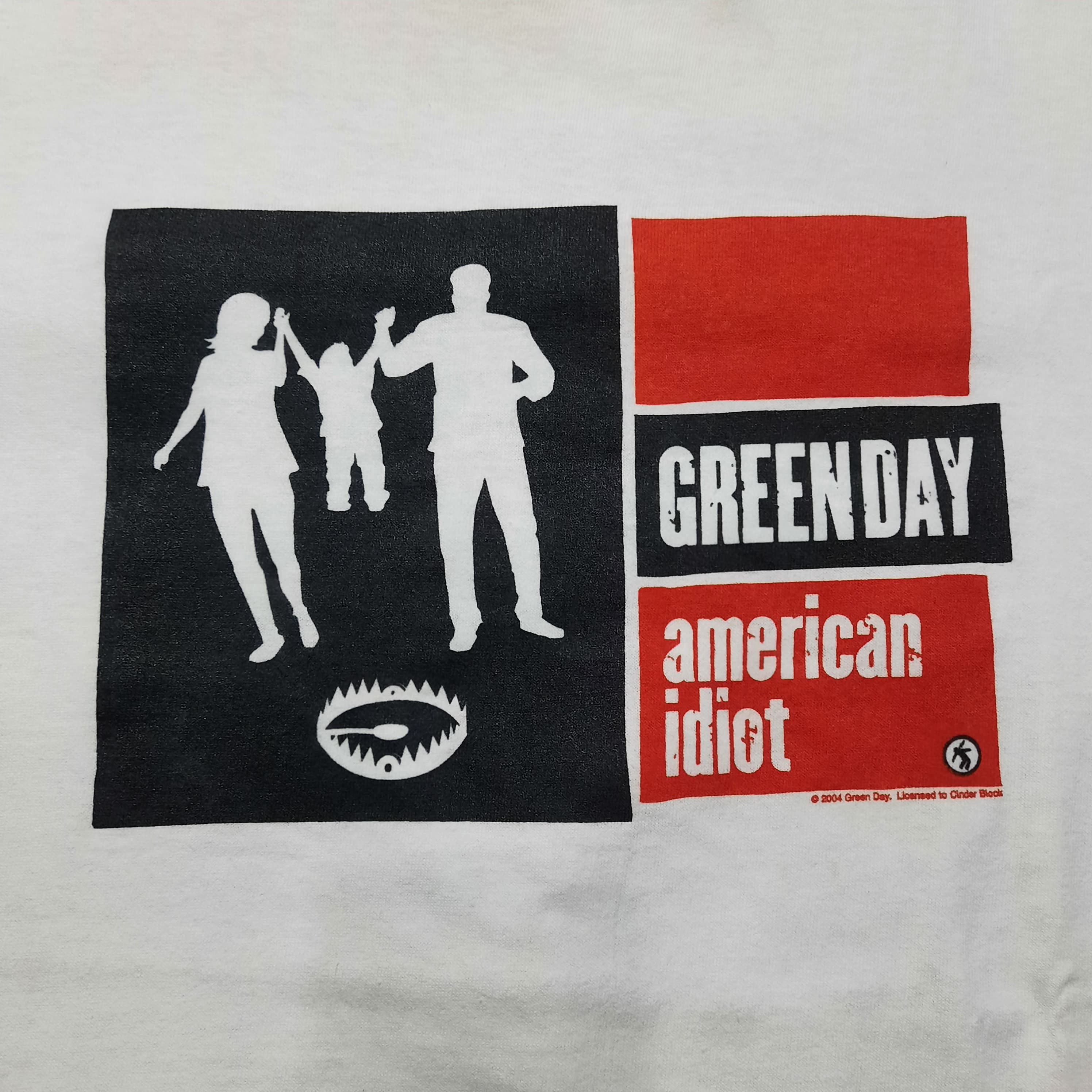 Band Tees Green Day American Idiot Tour 2004 XL Size US XL / EU 56 / 4 - 3 Thumbnail