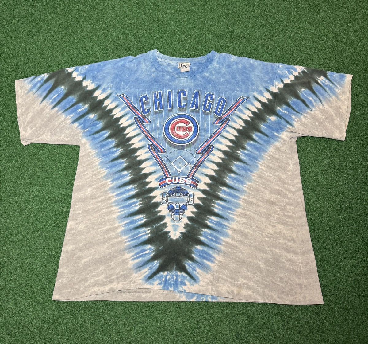 Liquid Blue Vintage 90s Chicago Cubs Retro Tie Dye T Shirt Size US XXL / EU 58 / 5 - 1 Thumbnail