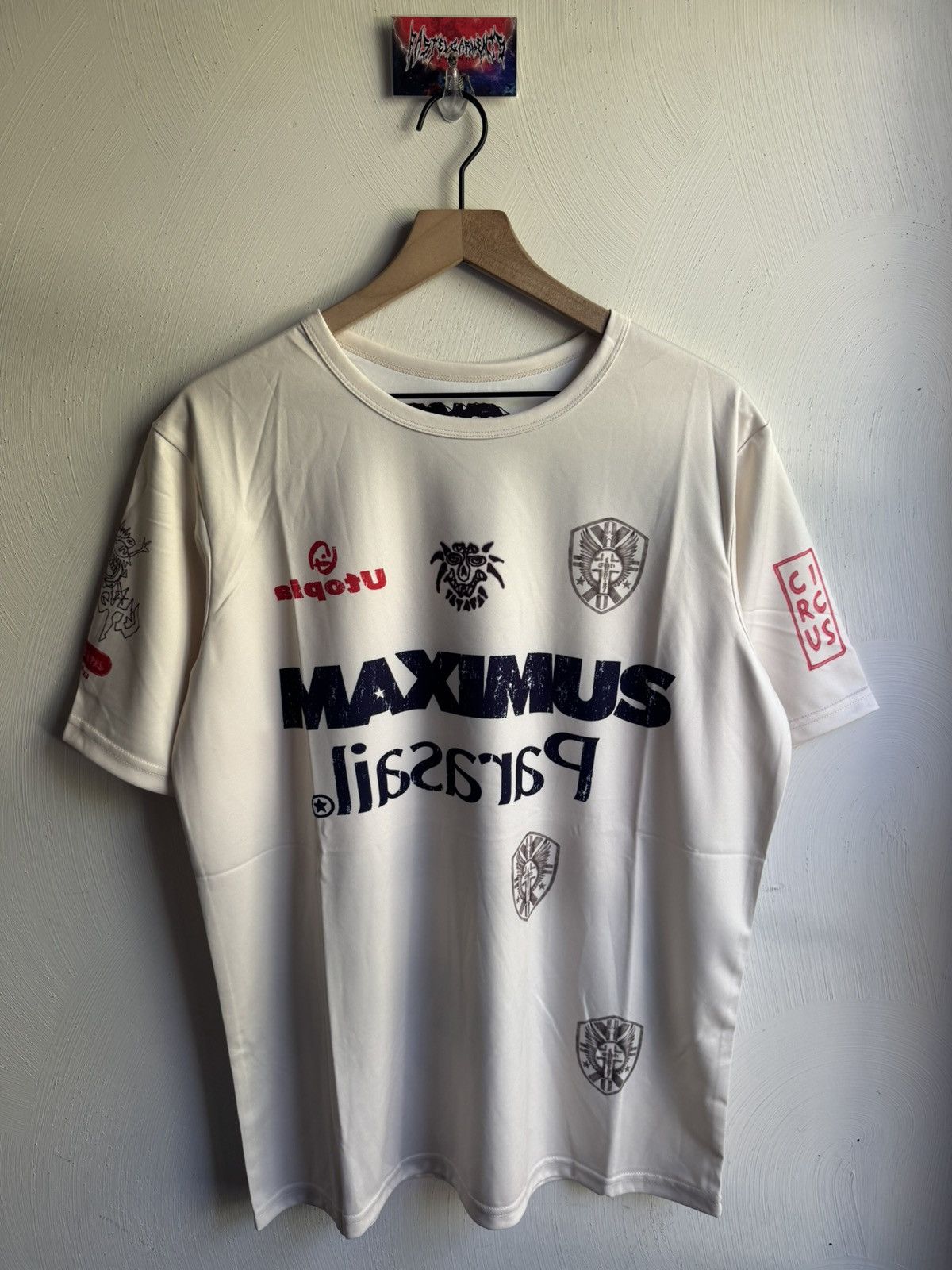 Travis Scott England Soccer Jersey White Men's - FW24 - US