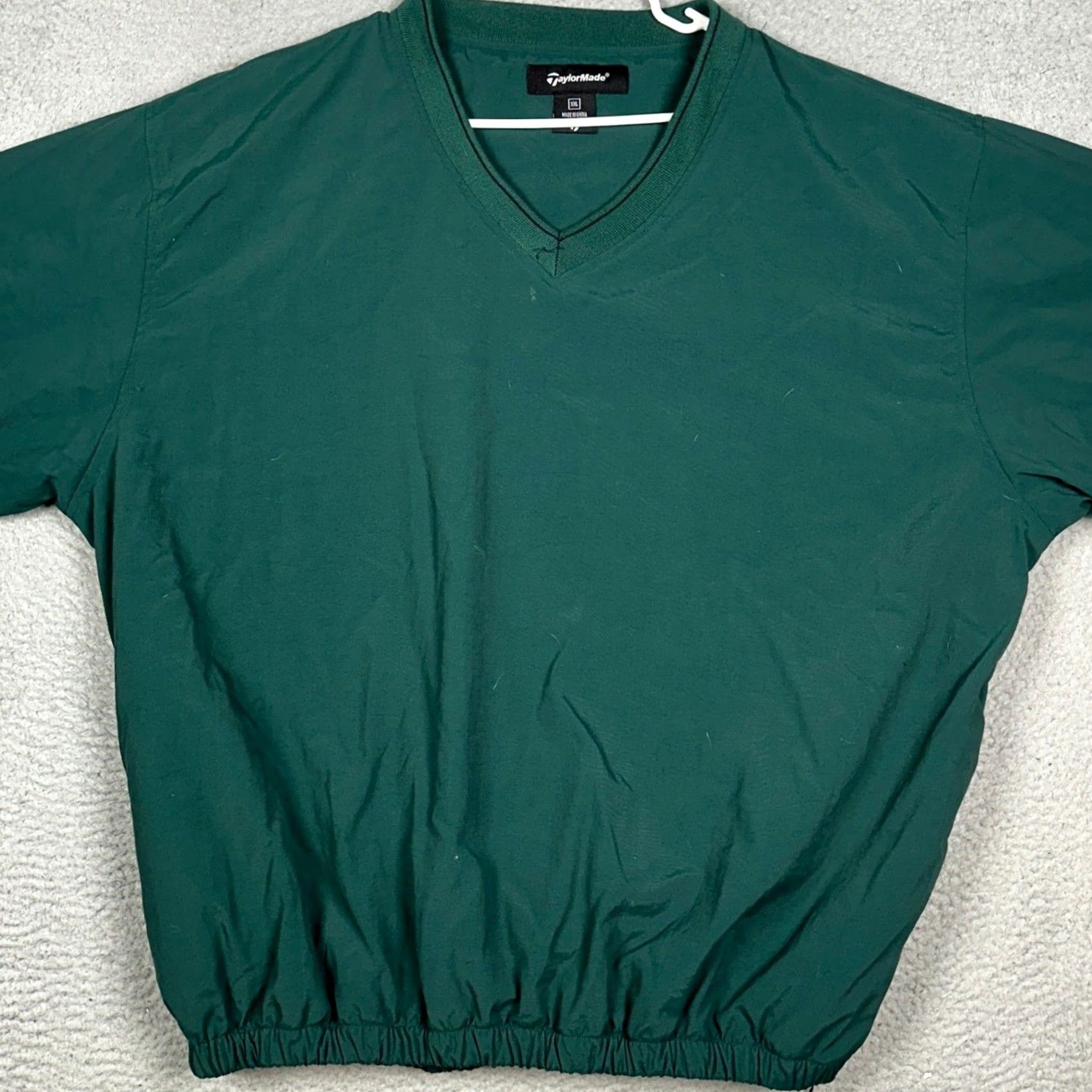 TaylorMade VINTAGE TaylorMade Windbreaker Jacket Mens 2XL Green Pullover Lightweight V-Neck Golf Athletic Casual Travel Size US XXL / EU 58 / 5 - 3 Thumbnail