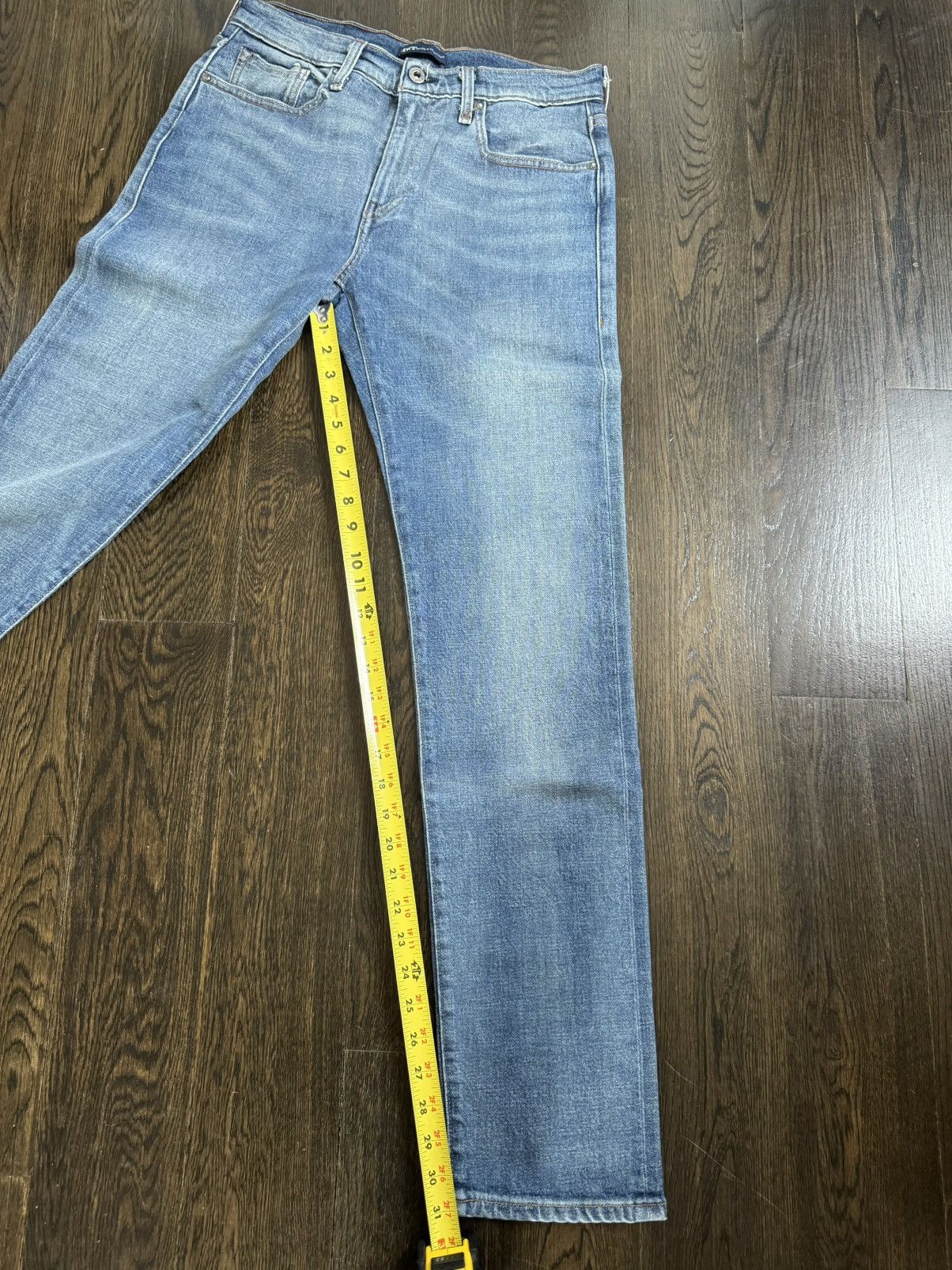 Levi's × Levi's Made & Crafted 502 Taper Fit Selvedge Men's Jeans Size US 30 / EU 46 - 9 Thumbnail