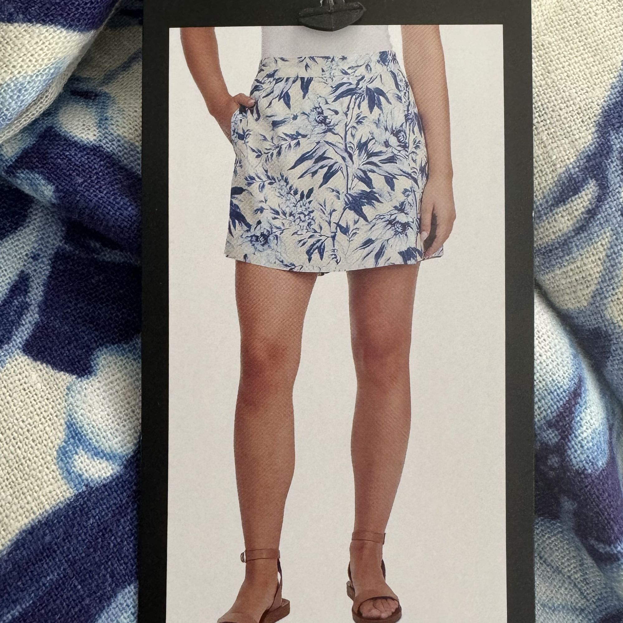 Ellen Tracy Ellen Tracy Linen Blend Women's Skort Small Size 26" / US 2 / IT 38 - 6 Thumbnail