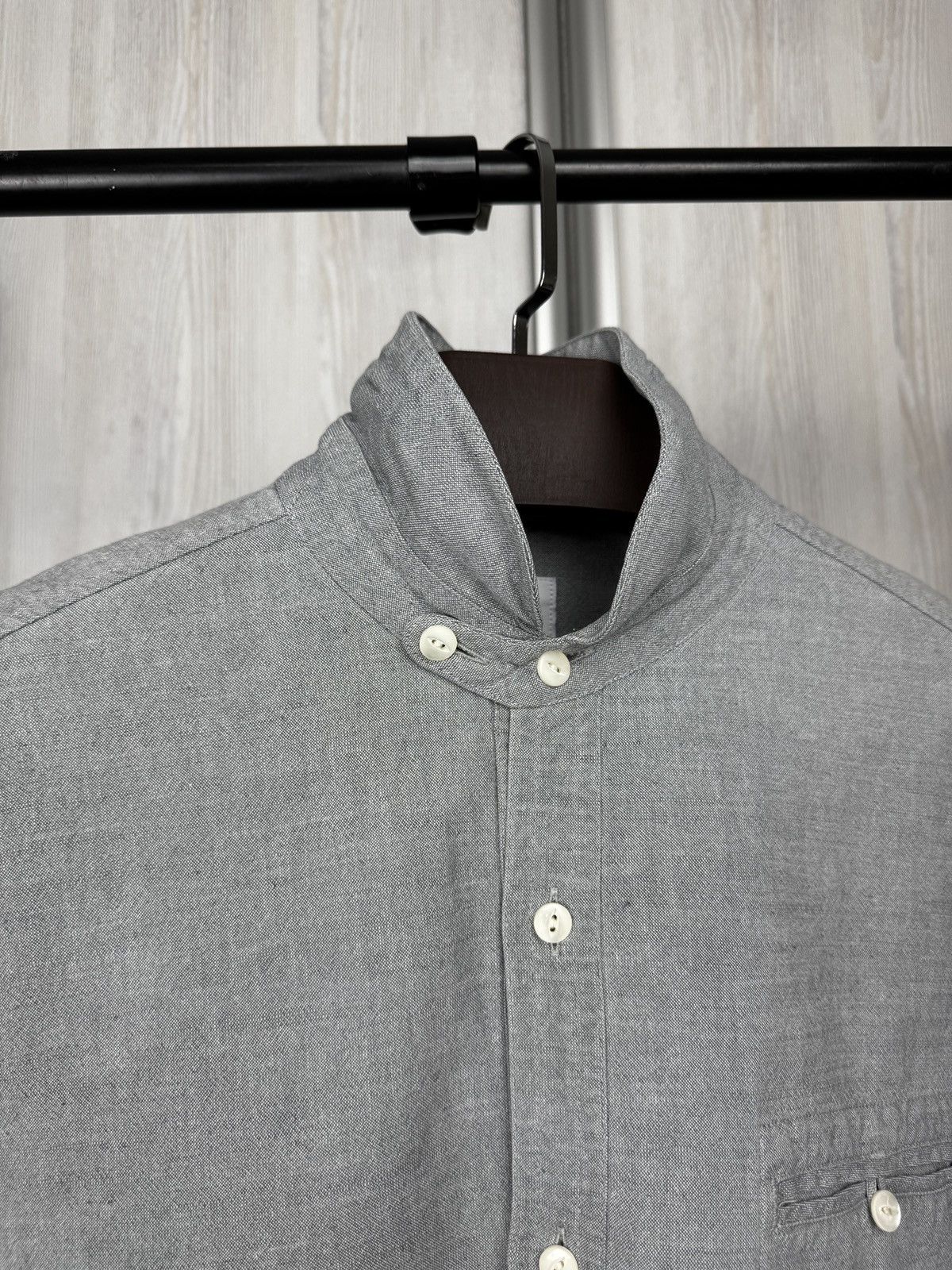 Japanese Brand maillot sunset round work grey made in japan shirt size 4 Size US L / EU 52-54 / 3 - 8 Thumbnail