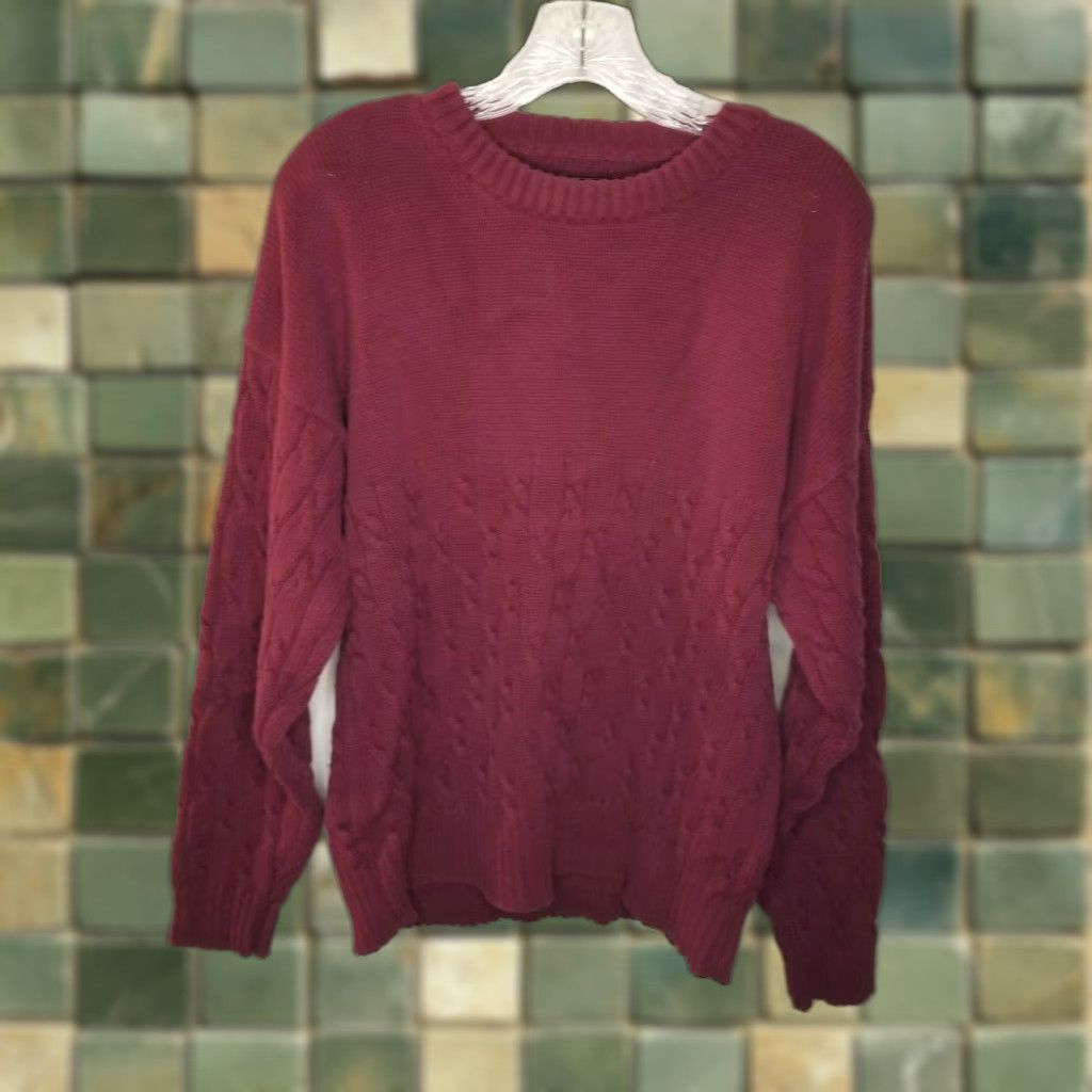Eddie Bauer Eddie Bauer Women's Red Heavy Long Sleeve Pullover Sweater Large Size L / US 10 / IT 46 - 1 Thumbnail