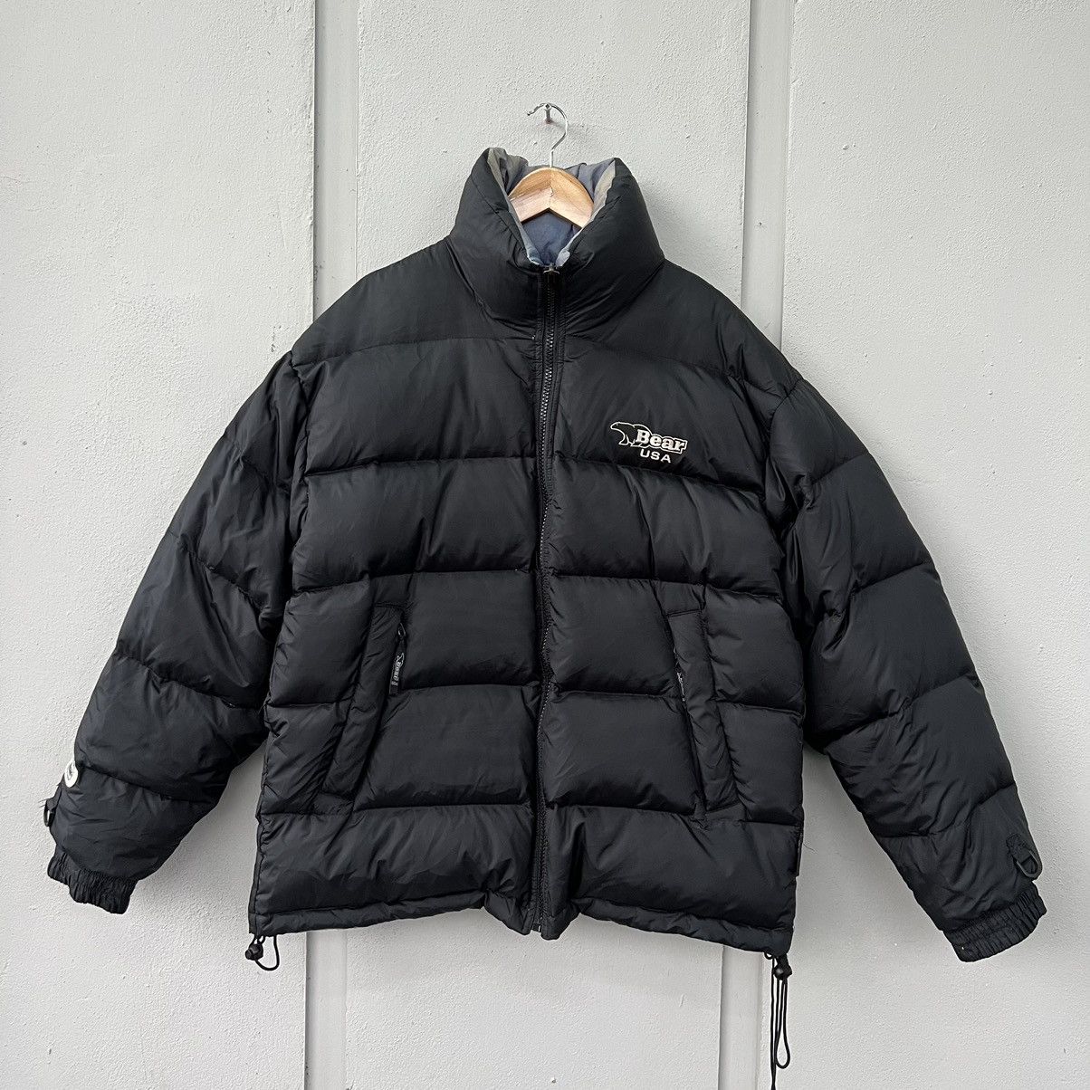 Other × Vintage Vintage 90s Bear USA Puffer Jacket | Grailed