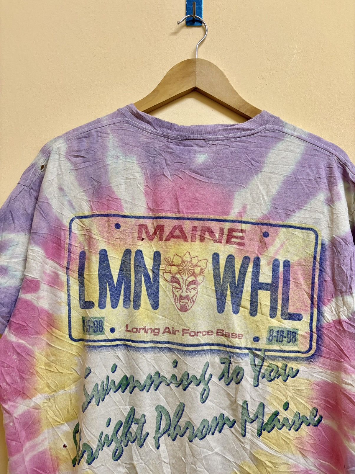 Band Tees Vintage 98 Phish Band Loring Air Force Base Maine Tie Dye Size US L / EU 52-54 / 3 - 4 Thumbnail