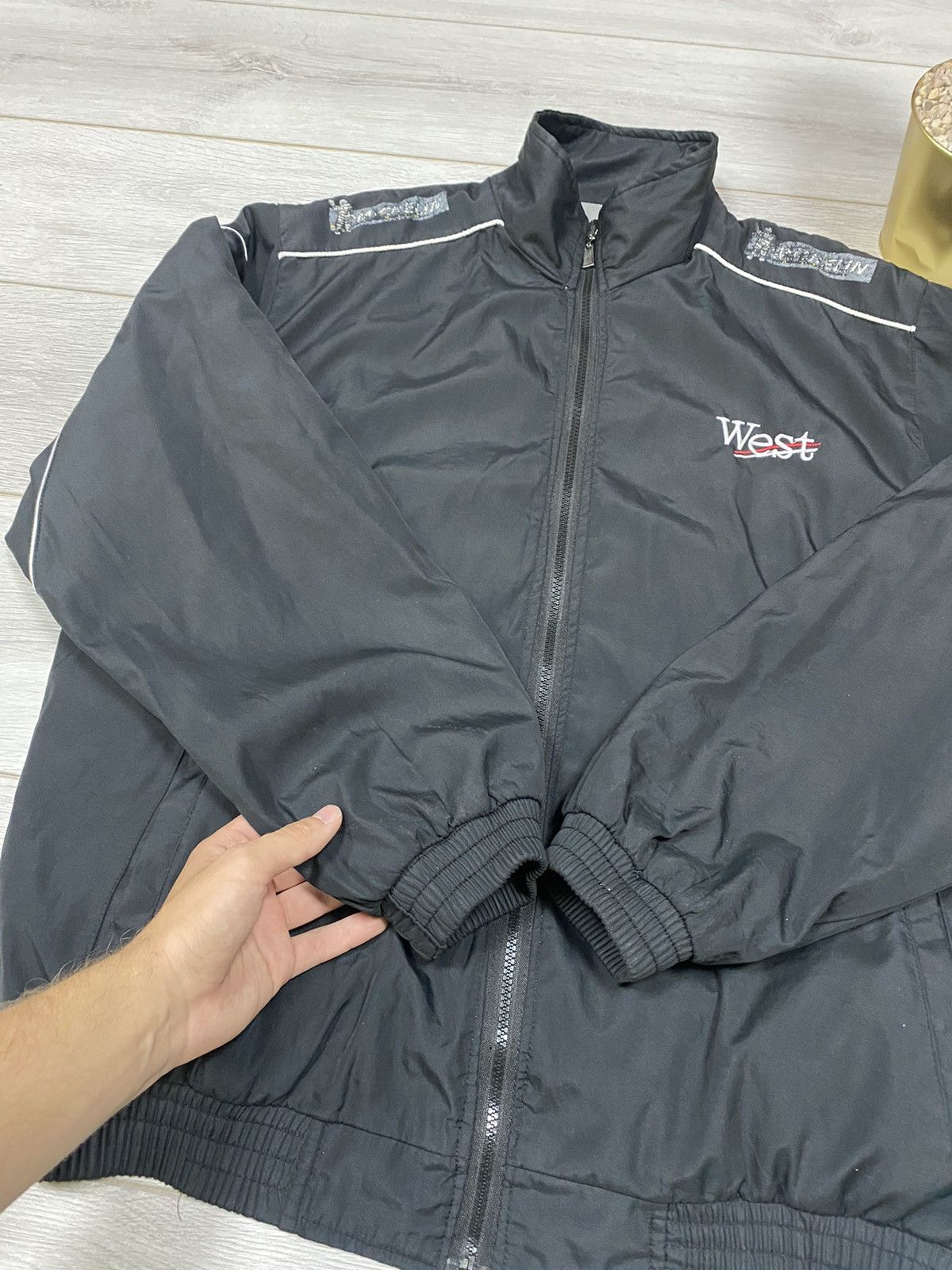 Warsteiner Mercedes reversible vintage racing jacket