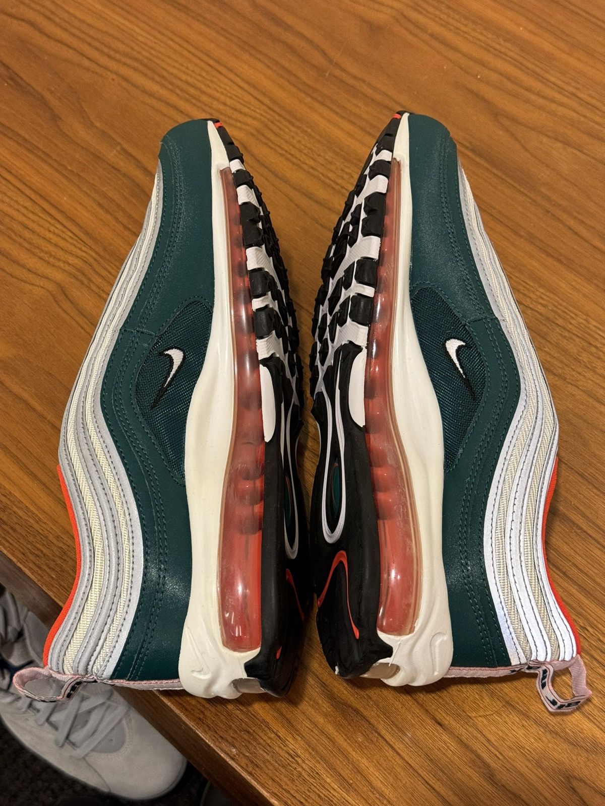 Nike Nike Air Max 97 ‘Rainforest Team Orange’ Size US 11.5 / EU 44-45 - 4 Thumbnail