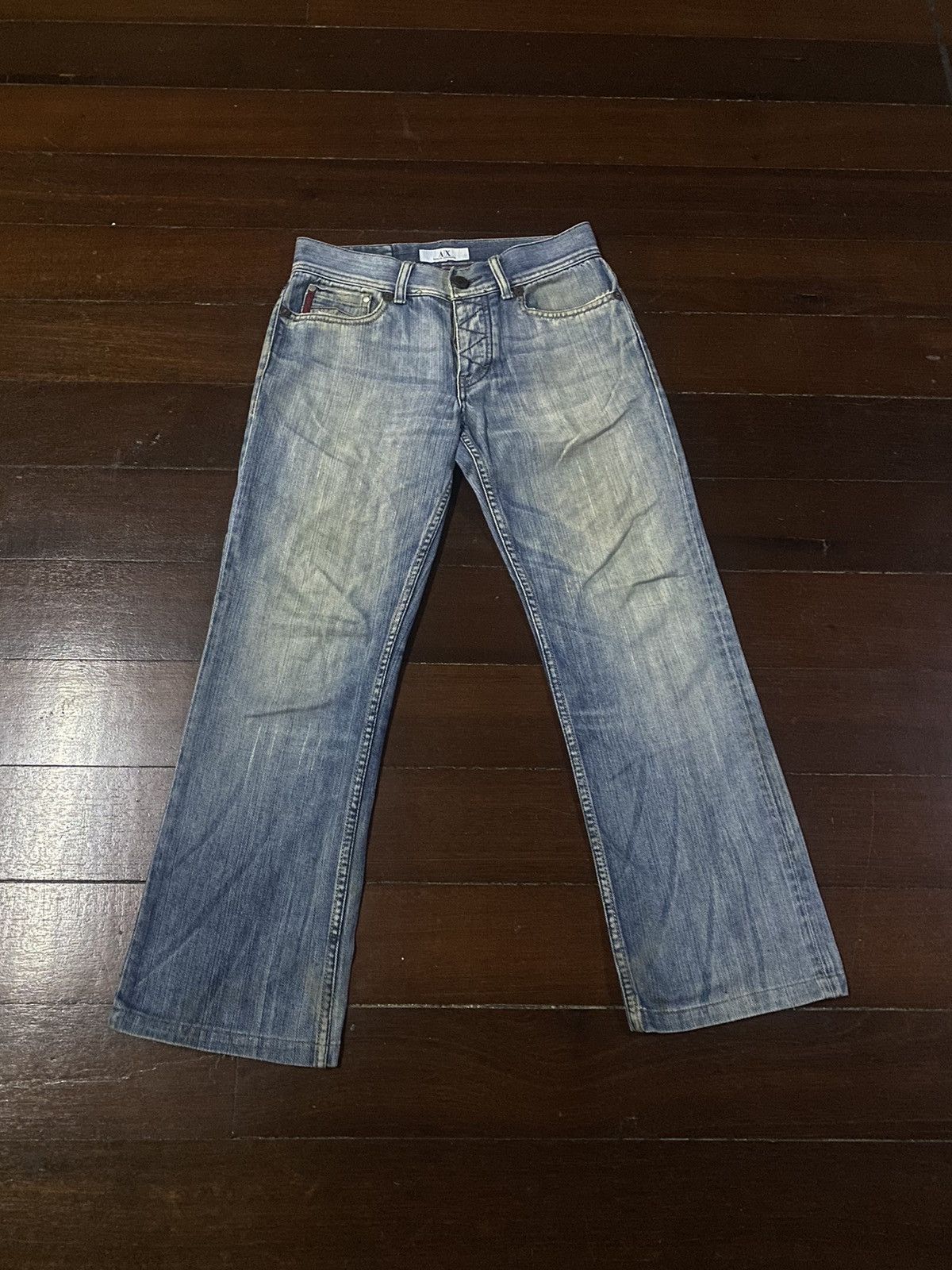 Armani Exchange Nice ARMANI EXCHANGE jeans faded design Size US 32 / EU 48 - 1 Thumbnail