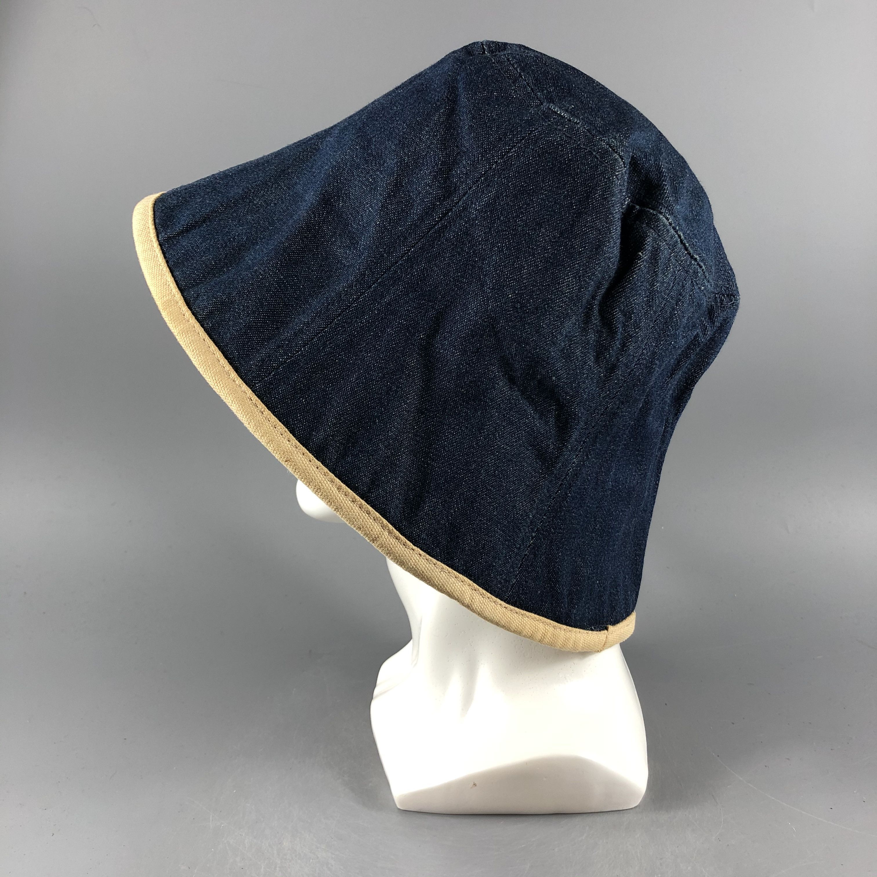 Japanese Brand × Vintage Unknown Branded Denim Bucket Hats -D696 Size ONE SIZE - 1 Thumbnail