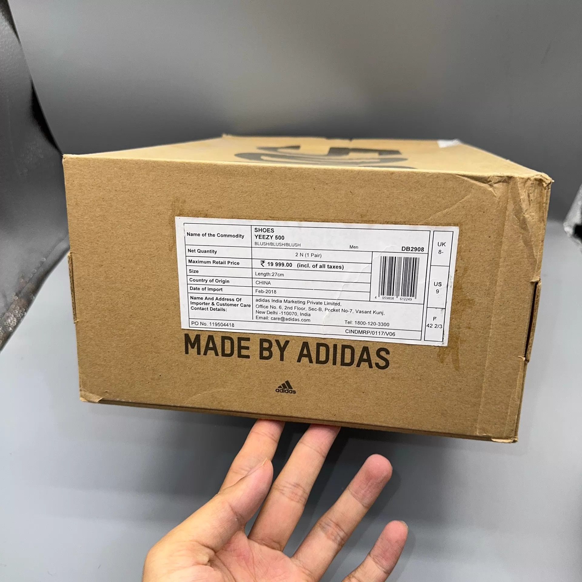 Adidas Adidas Yeezy 500 Cream White Size 42.5 Size US 9.5 / EU 42-43 - 6 Thumbnail