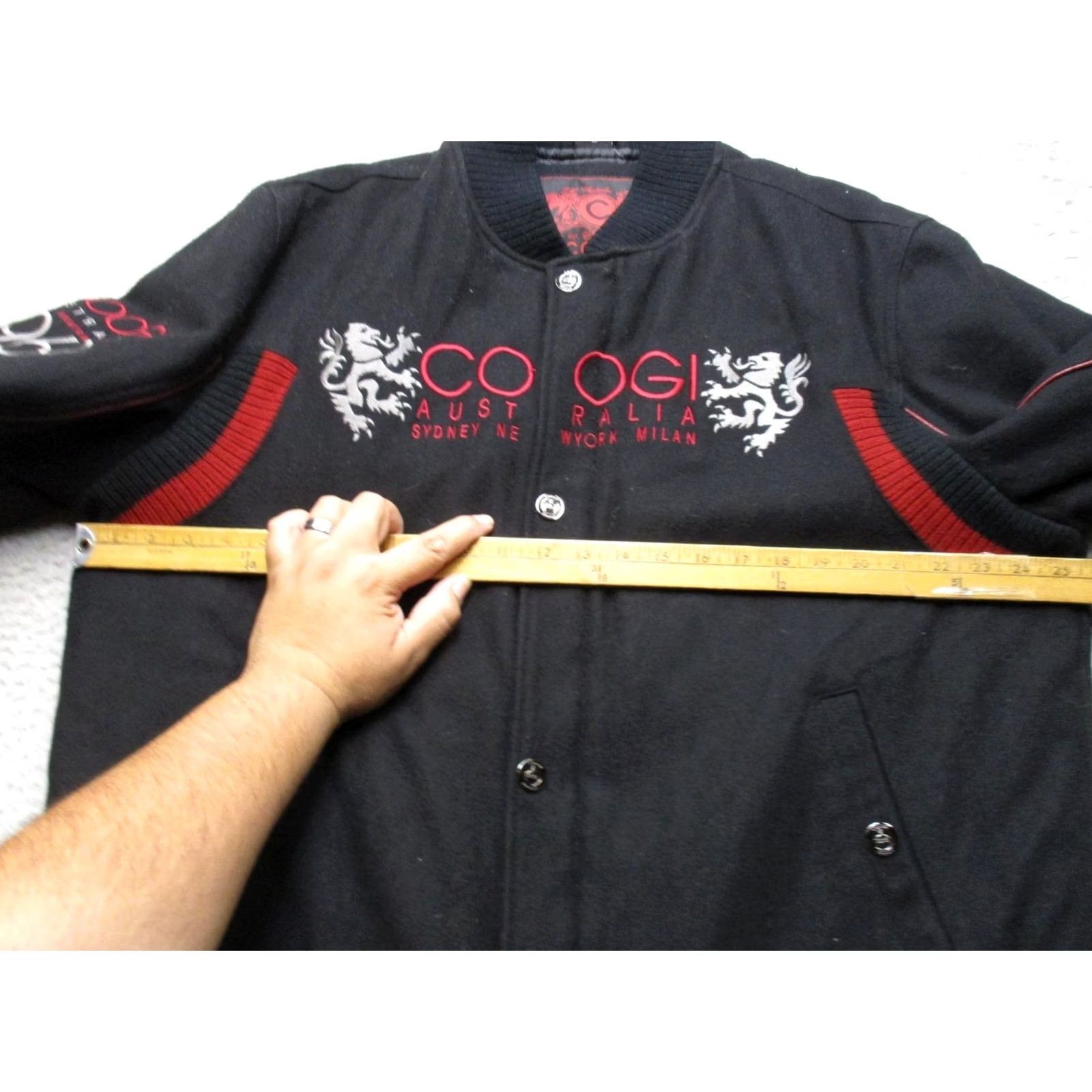 Coogi Coogi Australia Jacket Bomber Wool Black 2XL Mens 1969 Y2K Size US XXL / EU 58 / 5 - 6 Thumbnail