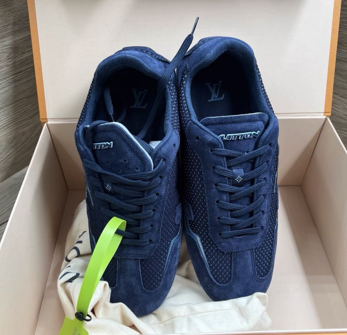 Louis Vuitton Louis Vuitton Rally Blue Retro Sneakers J41 Size US 7 / EU 40 - 2 Thumbnail