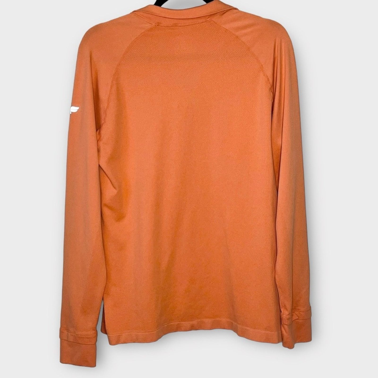 Fabletics FABLETICS 1/4 zip papaya orange long sleeve athletic shirt Size US L / EU 52-54 / 3 - 2 Thumbnail