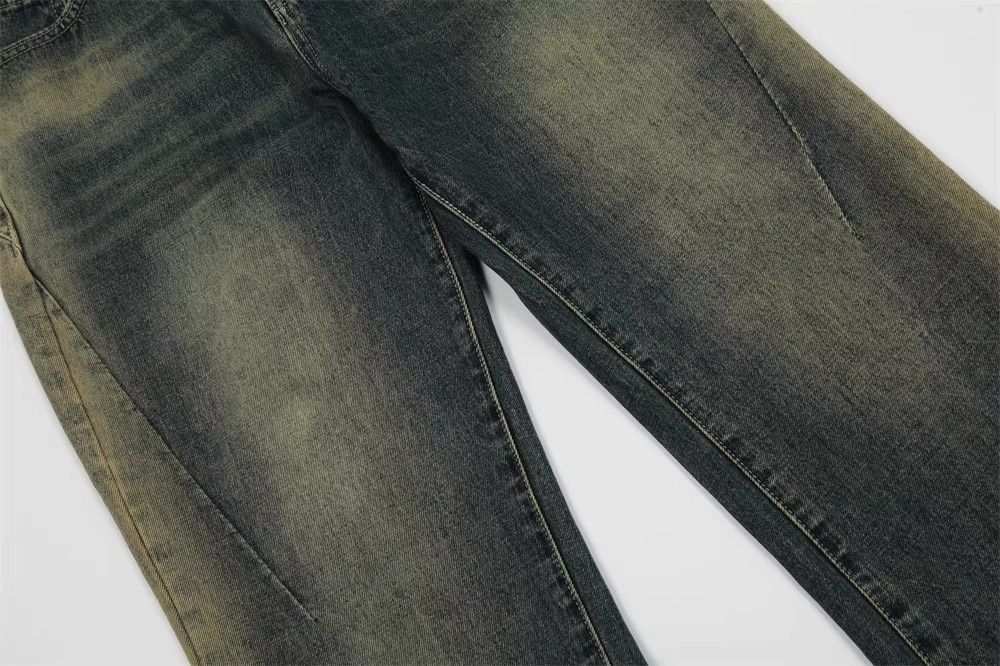 Japanese Brand × Jean Washed men's loose casual flared jeans Size US 32 / EU 48 - 6 Thumbnail
