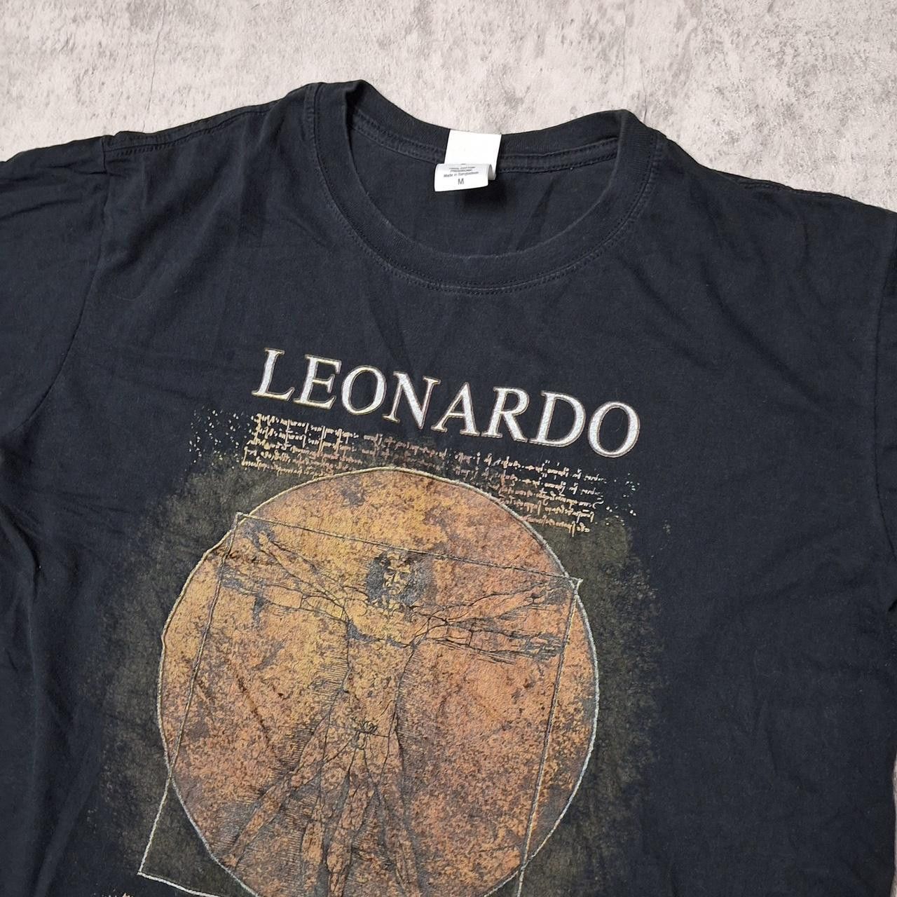 Other 2000s Leonardo Da Vinci black cotton tee Size US M / EU 48-50 / 2 - 2 Thumbnail
