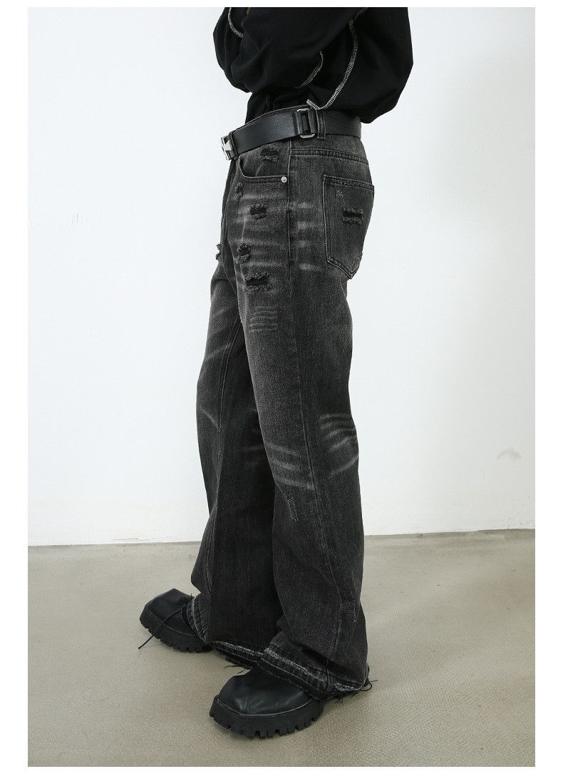 Japanese Brand American retro straight leg men's loose flared jeans Size US 32 / EU 48 - 4 Thumbnail