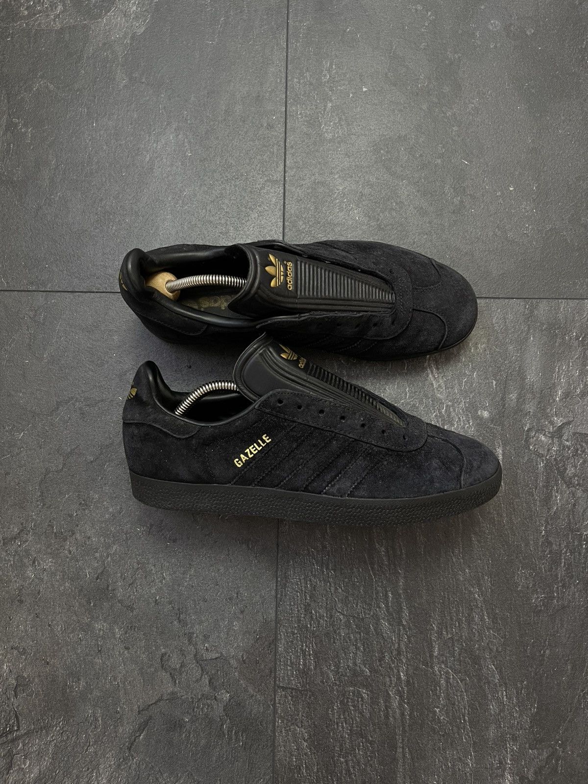 adidas gazelle silver green womens KI3206 Green Black Gazelle ADV Adidas Skateboarding Suede Shoes Footwe –  Southside Skatepark Skateshop main image 1