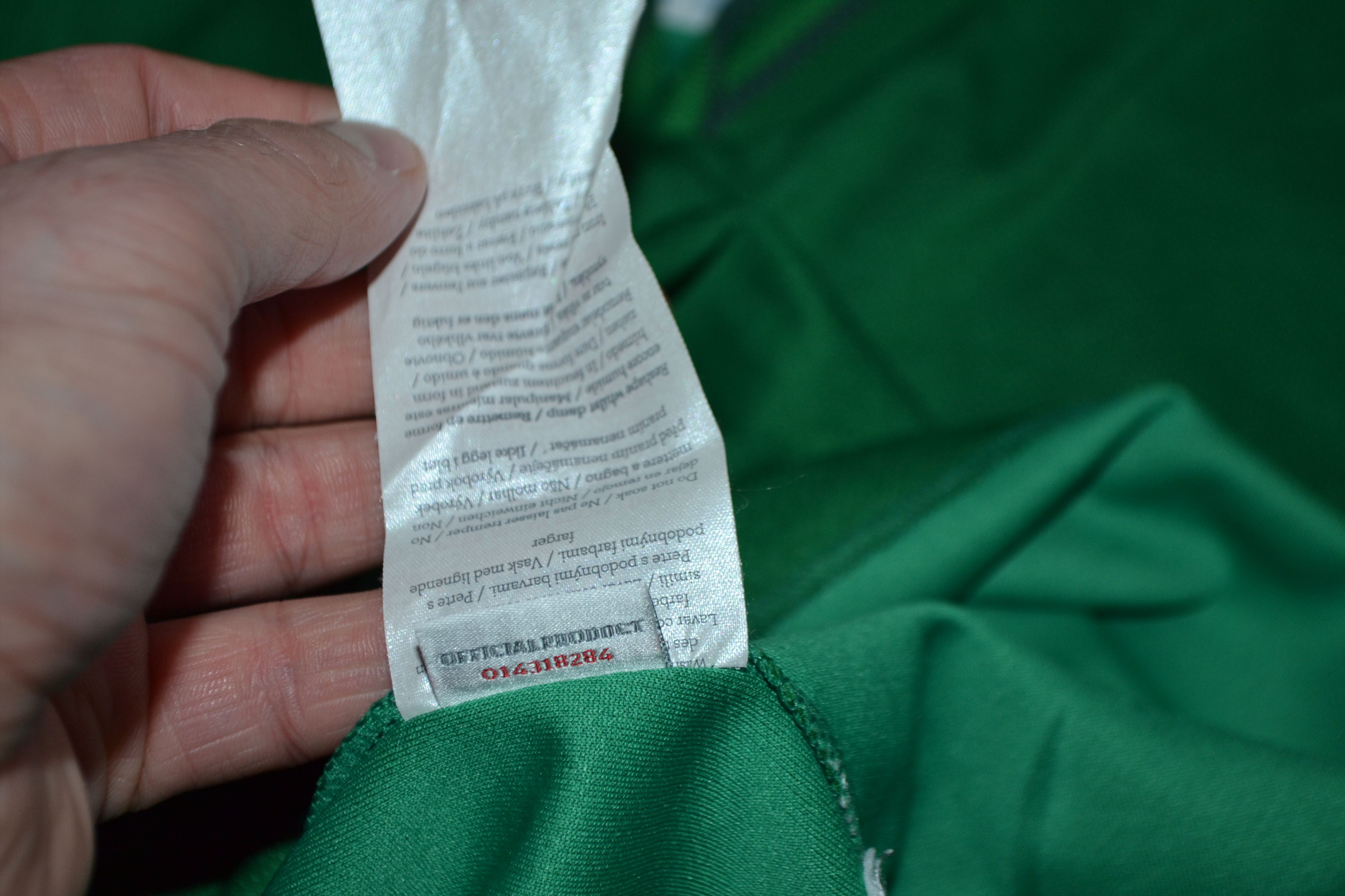 Umbro Republic Of Ireland Eire Home Shirt 2012 2014 Soccer Jersey Size US S / EU 44-46 / 1 - 8 Thumbnail