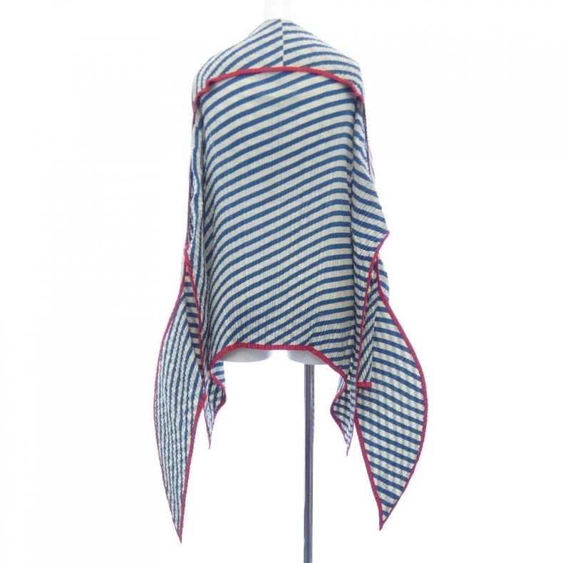 Issey Miyake Issey Miyake size:3 Blue and white striped irregular-shape Size S / US 4 / IT 40 - 2 Thumbnail
