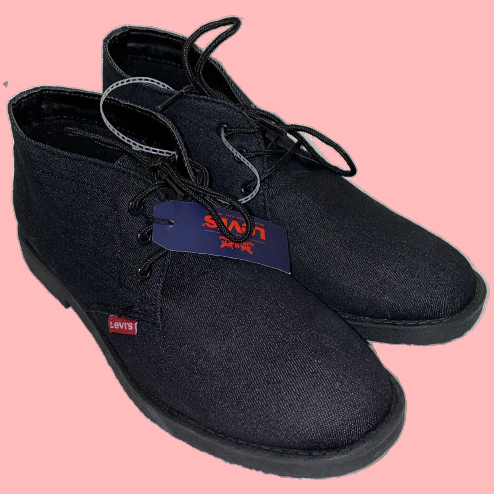 Levis Levi's Mens Gray Lace Up Comfort Shoes Size 9 in Grey