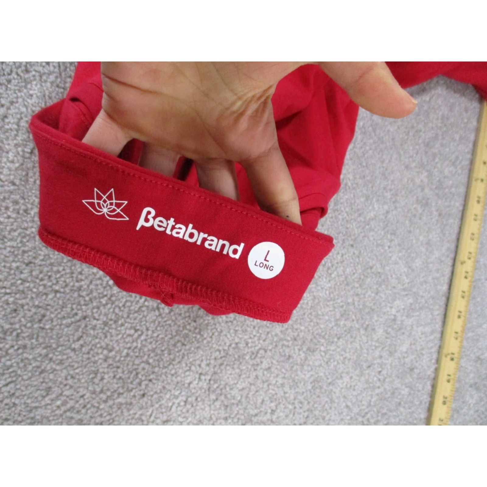 Vintage VINTAGE Betabrand Women's Pants Long Tapered Dress Pants Red Ponte Pleated Size L Tall Size 36" / US 14 / IT 50 - 7 Thumbnail
