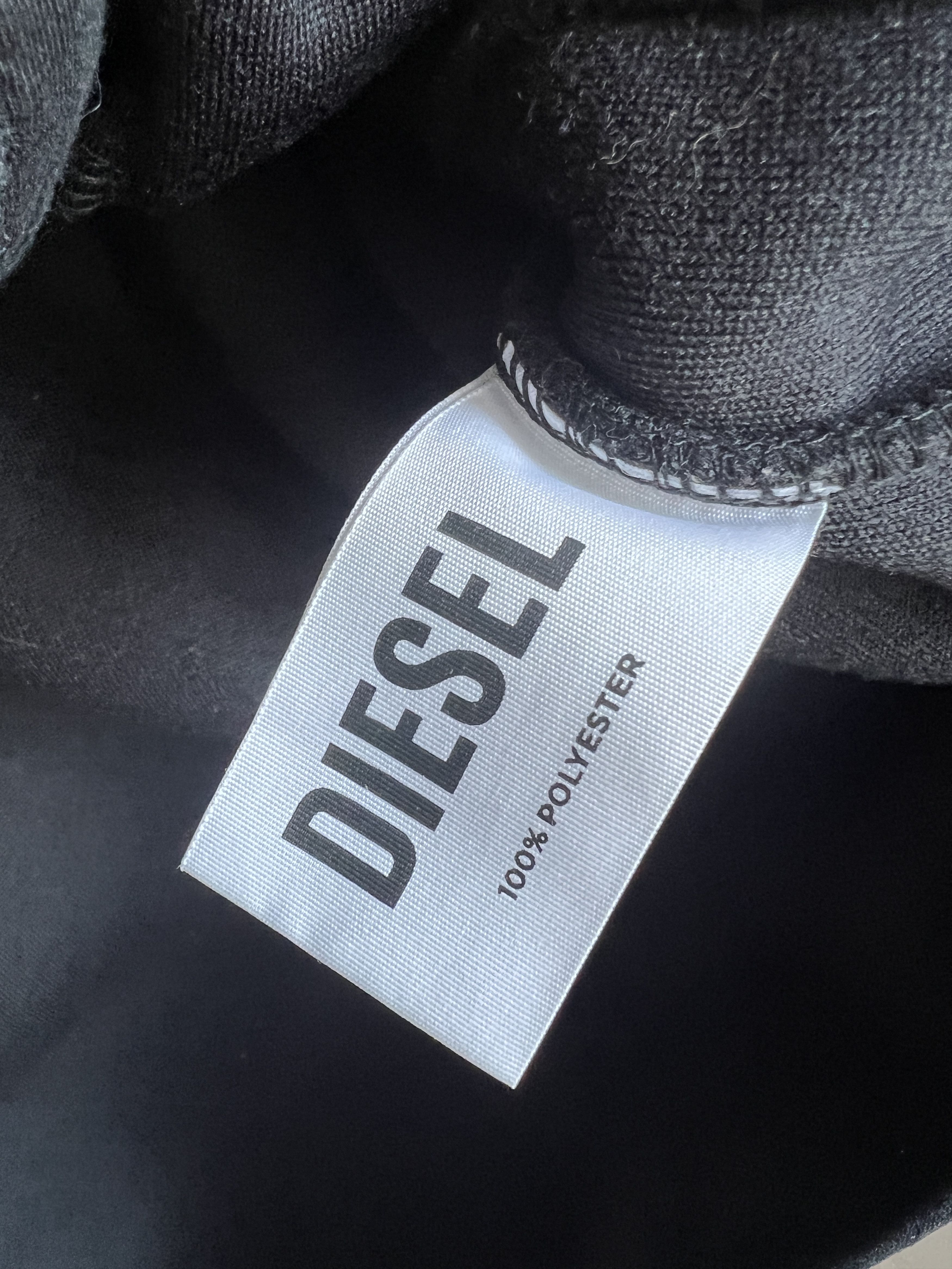 Diesel Diesel Black Teddy Fleece Full Zip Gorpcore Style Jacket Size US M / EU 48-50 / 2 - 10 Thumbnail