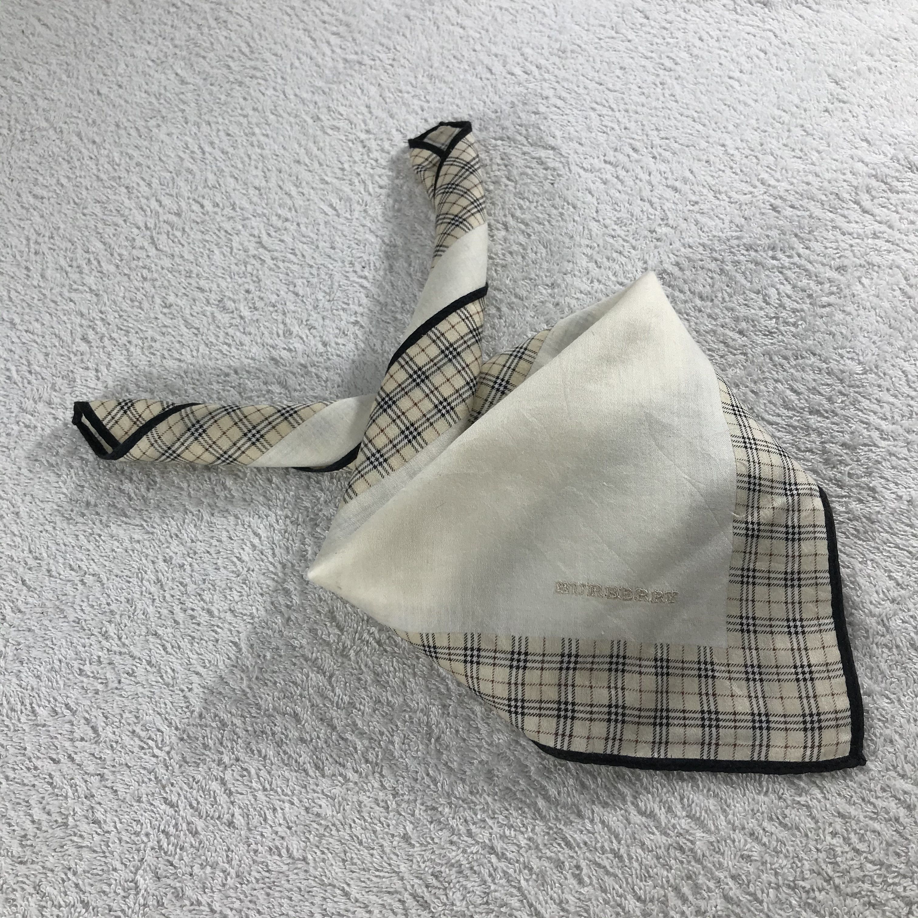 Burberry × Vintage Burberry Handkerchief / Neckerchief / Bandana Size ONE SIZE - 2 Thumbnail