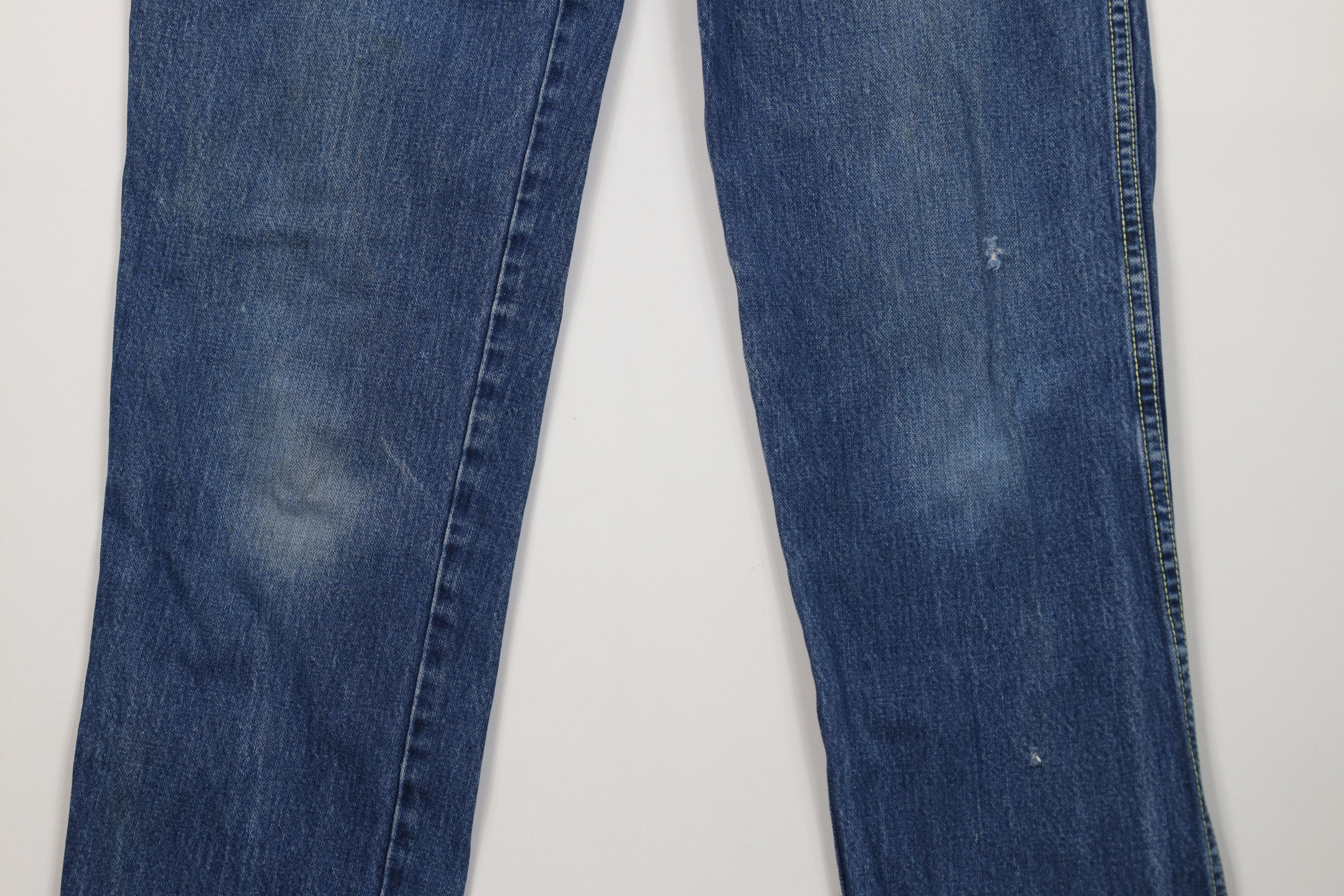 Vintage Vintage 90s Streetwear Straight Leg Denim Jeans Blue Size 30" / US 8 / IT 44 - 3 Thumbnail