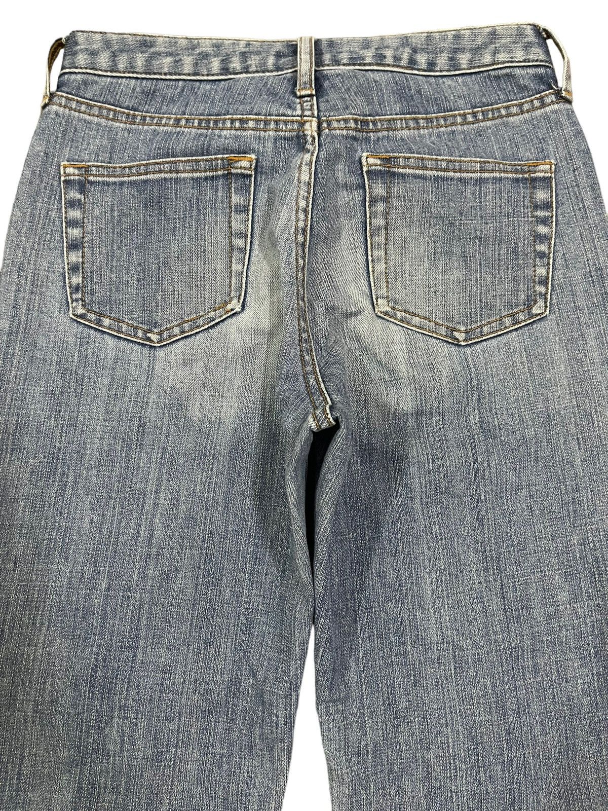 Uniqlo Vintage Japanese Uniqlo Blue Wash Style Flare Jeans Size 27" / US 4 / IT 40 - 4 Thumbnail