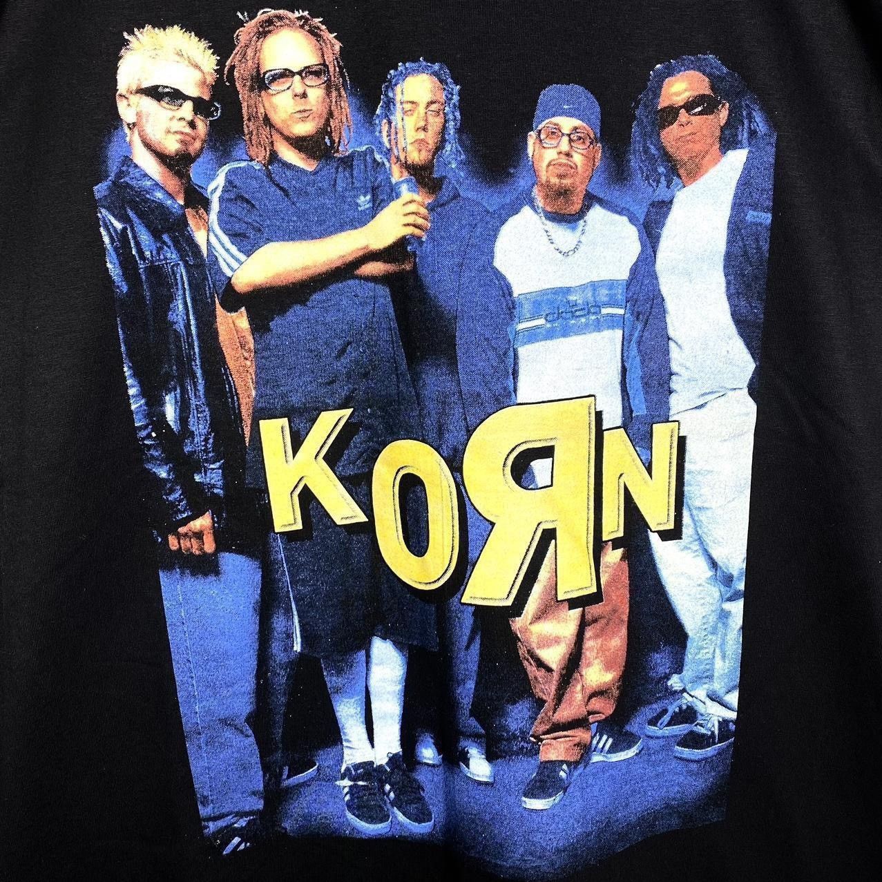 Band Tees Rare Tee Shirt Graphique Vintage Nu Metal Korn Size US XL / EU 56 / 4 - 3 Thumbnail