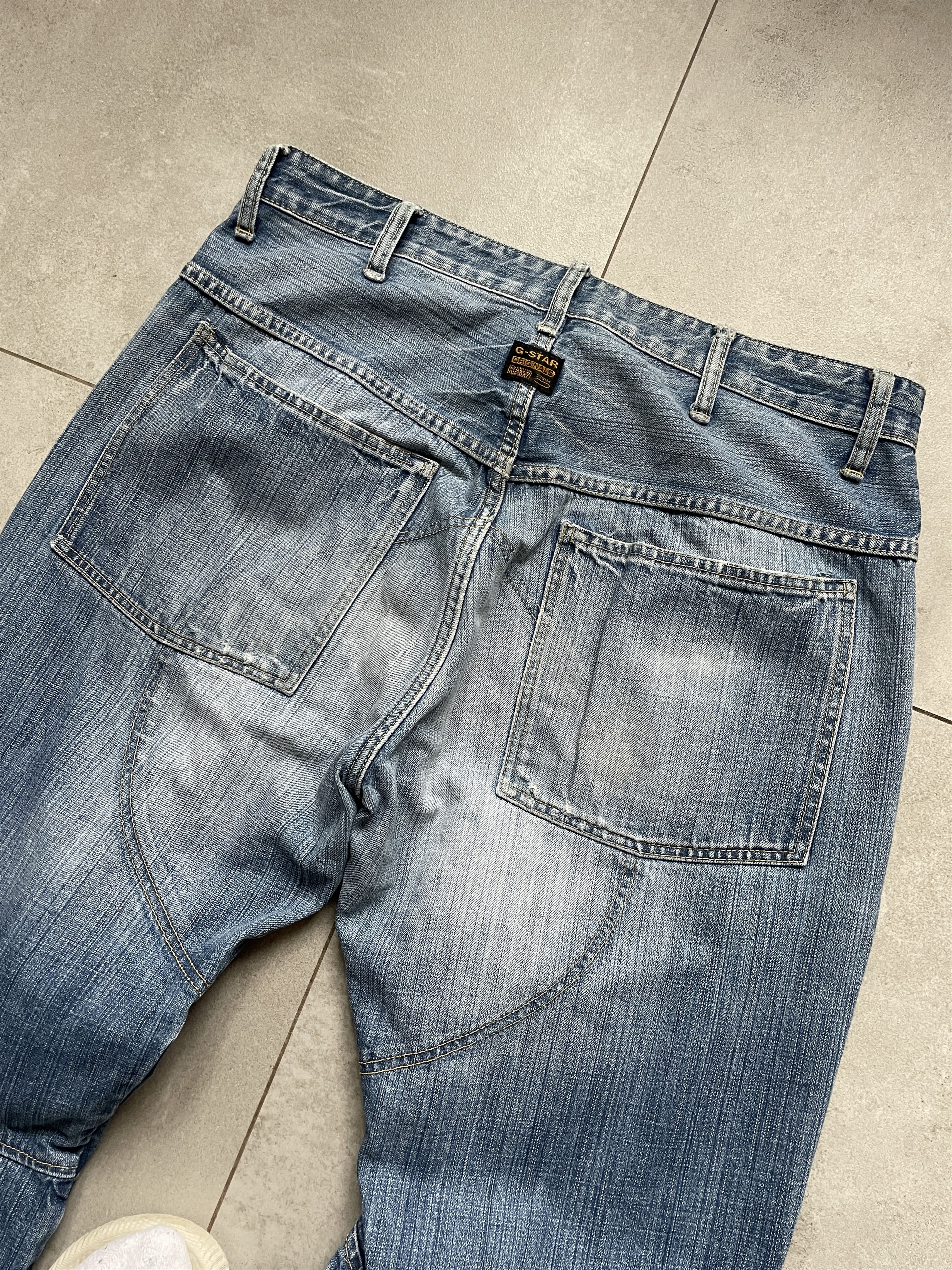 G-Star G-STAR GSTAR RAW DOUBLEKNEE VETE TYPE DENIM BAGGY PANTS Size US 36 / EU 52 - 4 Thumbnail