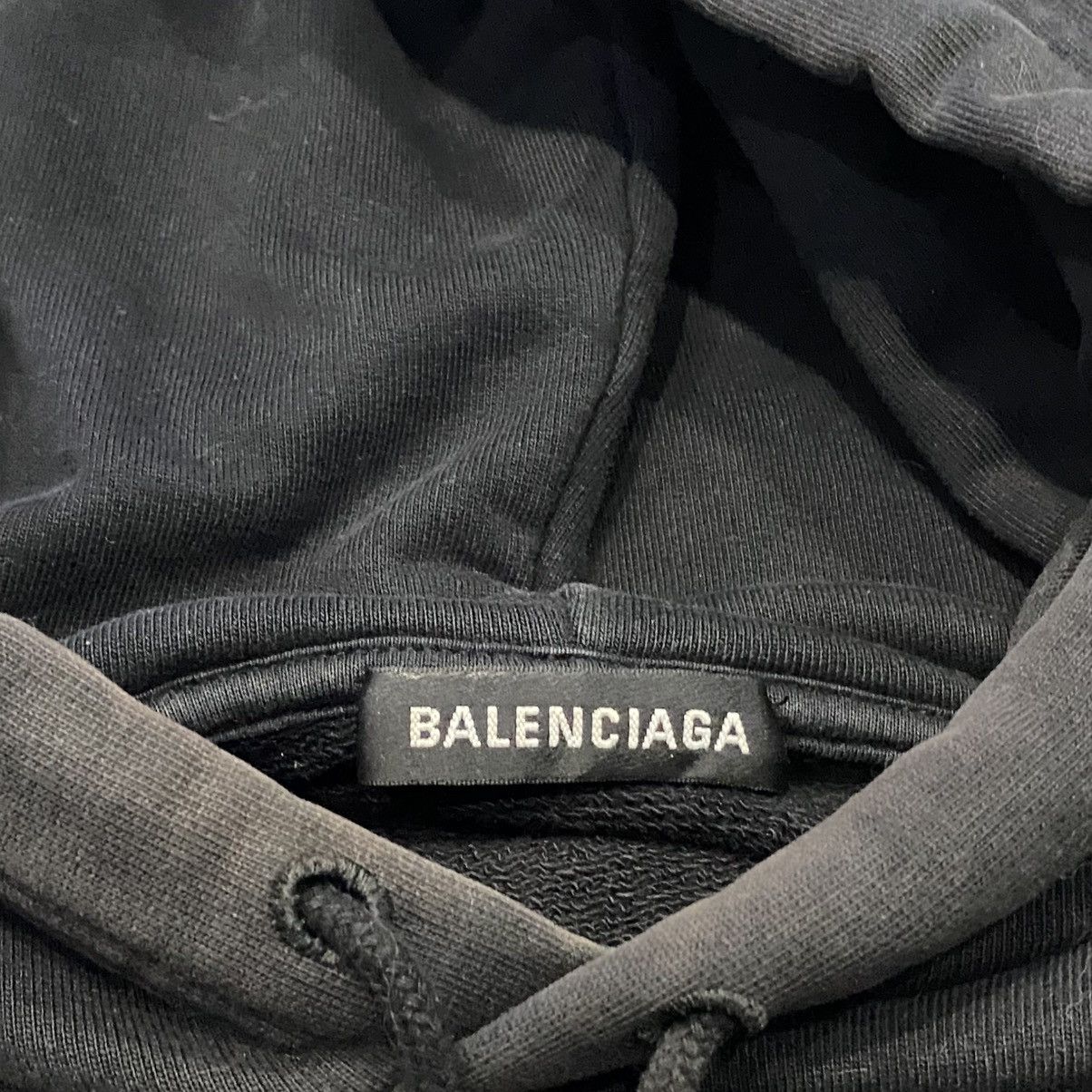 Balenciaga Balenciaga Back Logo Black Pullover Hoodie Size US L / EU 52-54 / 3 - 6 Thumbnail