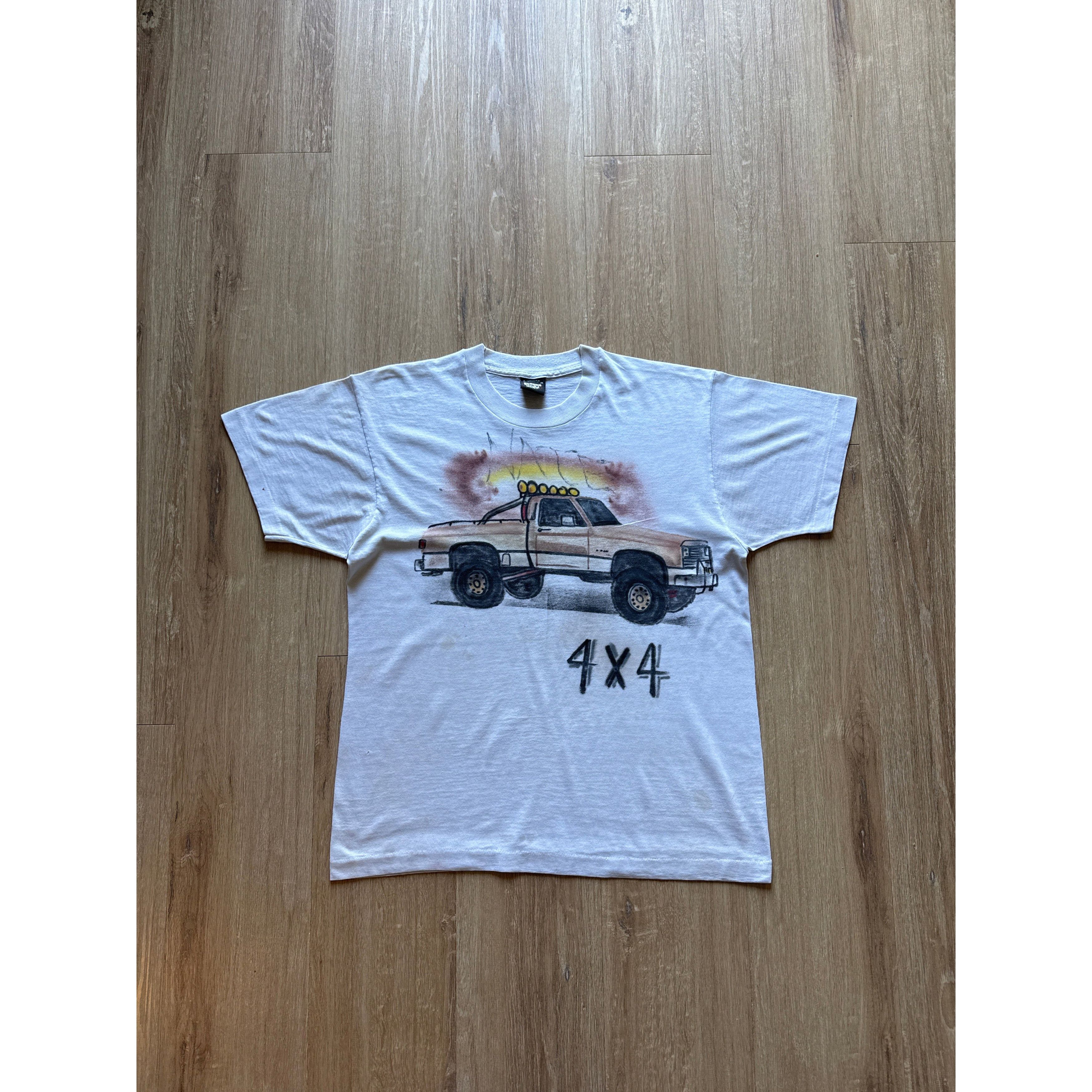 Other Vintage 80s 4x4 Off Road Lifted Square Body Truck Tee Size US L / EU 52-54 / 3 - 1 Thumbnail