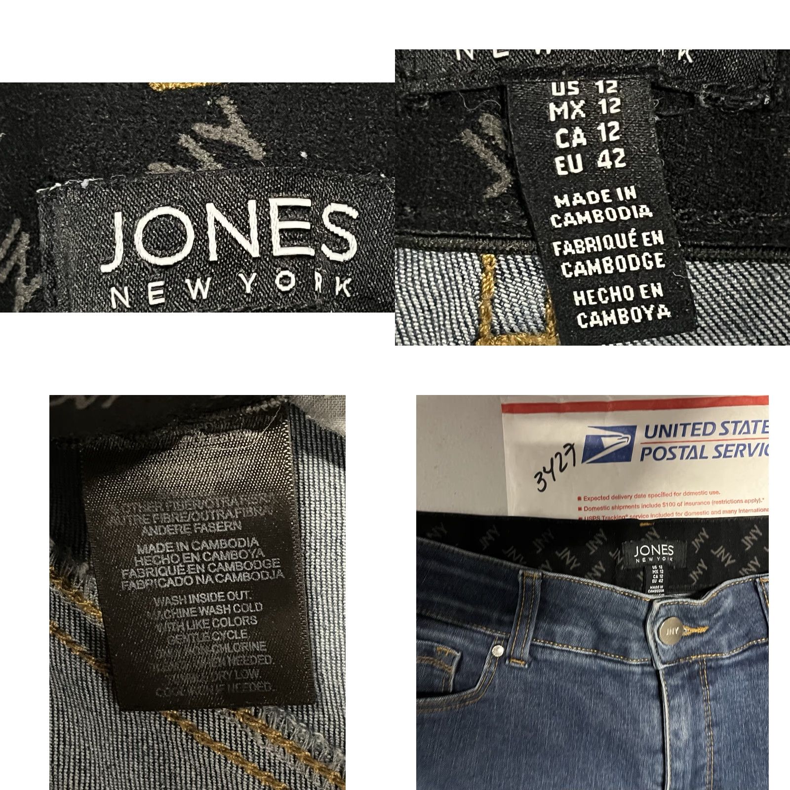 Jones New York Jones New York Women's Jeans Denim Straight Leg Day Jeans Size 12 Blue See Pics Size 34" / US 12 / IT 48 - 8 Thumbnail