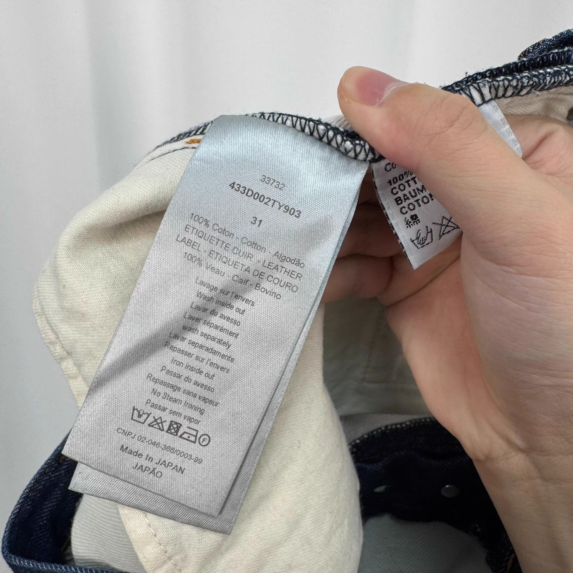 Dior Dior Graffiti Washed Jeans W31 99 New Size US 31 - 6 Thumbnail