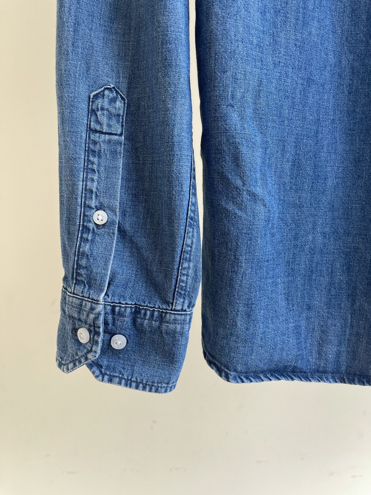 Les Deux Vagrant Chambray Regular Fit Button Down Long Sleeve Shirt Size US M / EU 48-50 / 2 - 13 Thumbnail