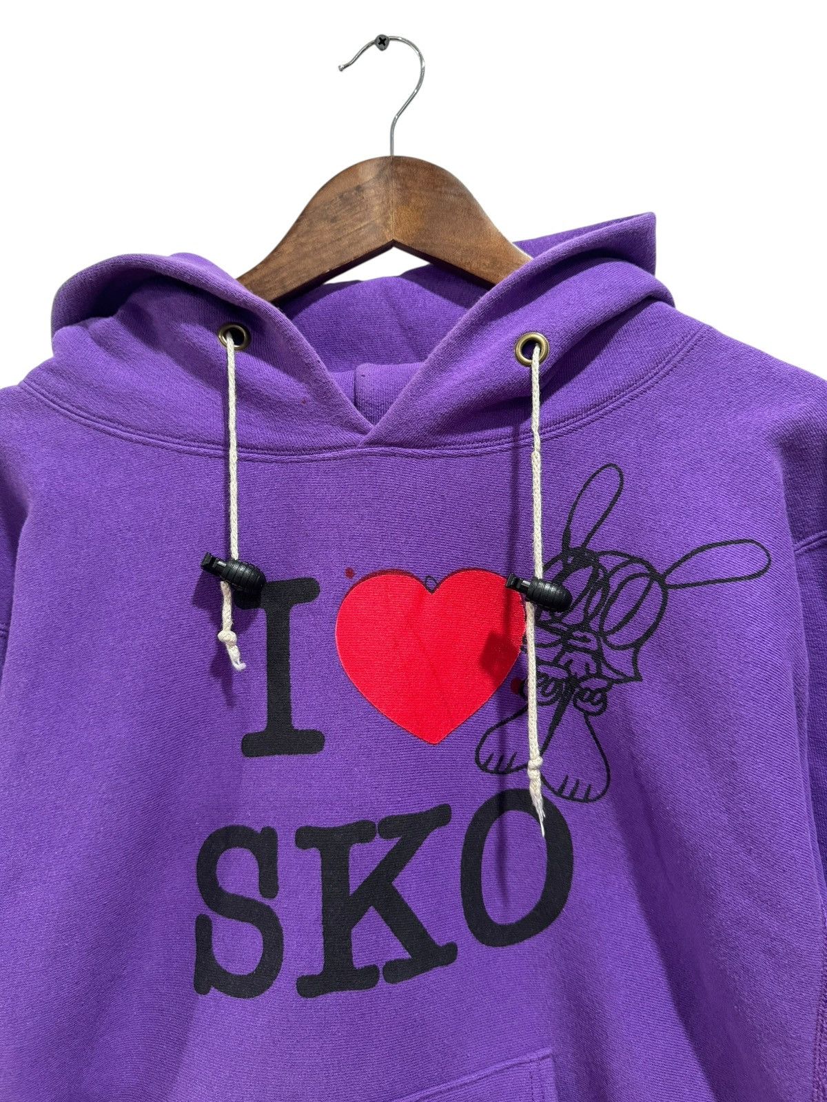 Skoloct Skoloct I Love Sko Hoodie Purple Size US XL / EU 56 / 4 - 2 Thumbnail