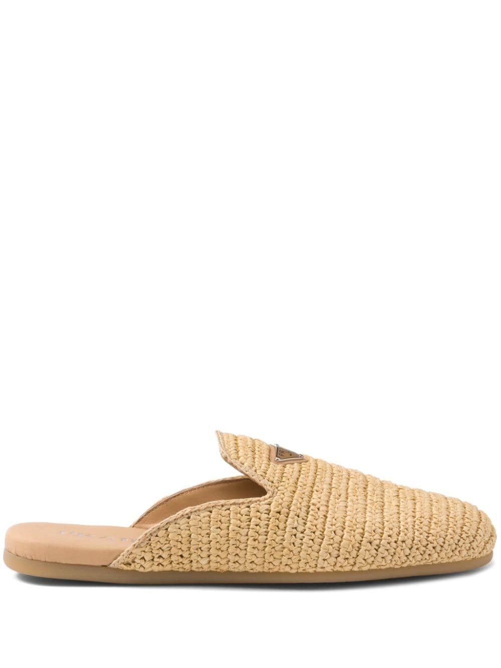 Prada o1bcso1str1025 Crochet Slippers in Beige Size US 9.5 / EU 42-43 - 2 Thumbnail