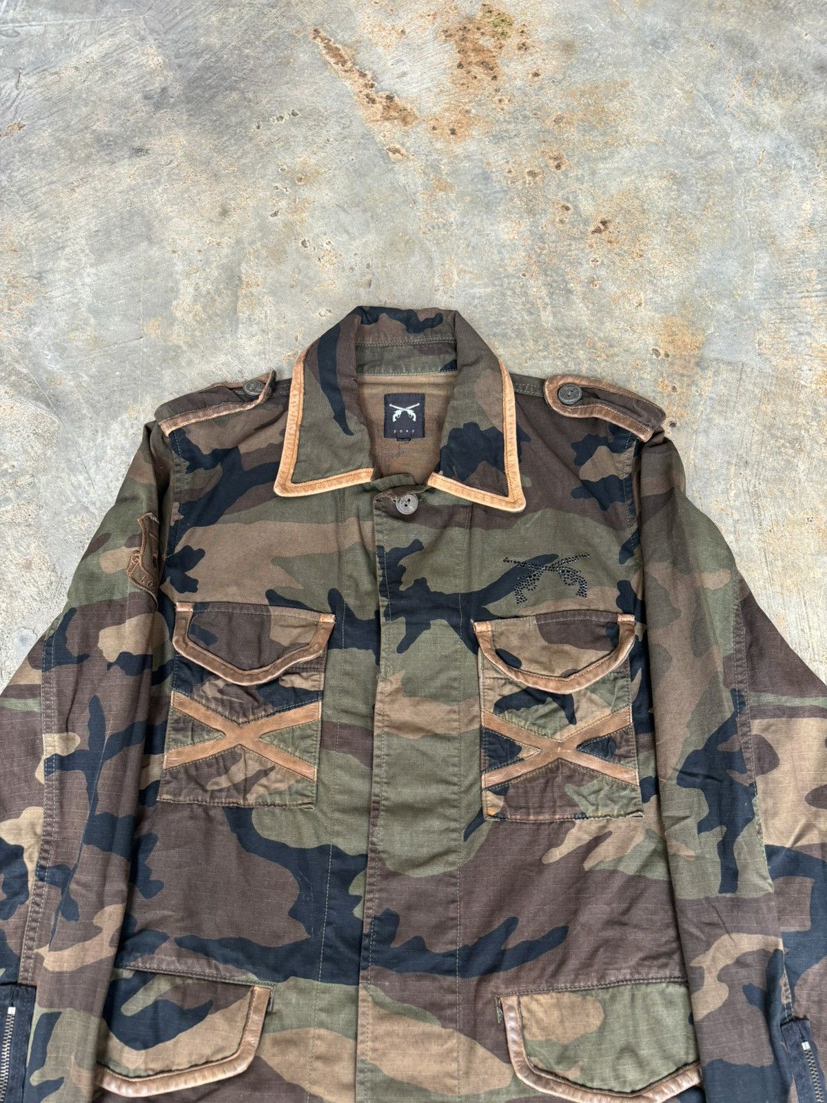 If Six Was Nine × Japanese Brand × Roar Japanesebrand Roar Camo Ifsixwasnine Lgb Style Jacket Size US M / EU 48-50 / 2 - 9 Thumbnail