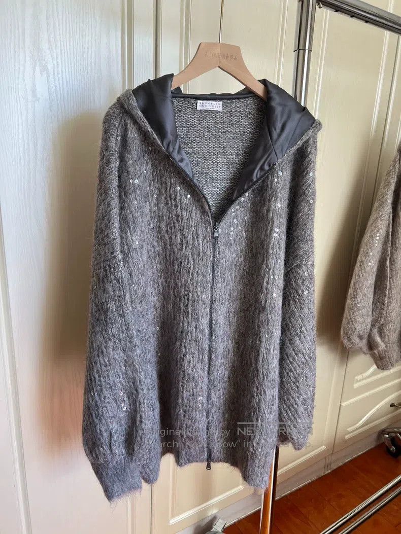 Brunello Cucinelli Brunello Cucinelli Full Sequin Jacket Size M / US 6-8 / IT 42-44 - 1 Thumbnail