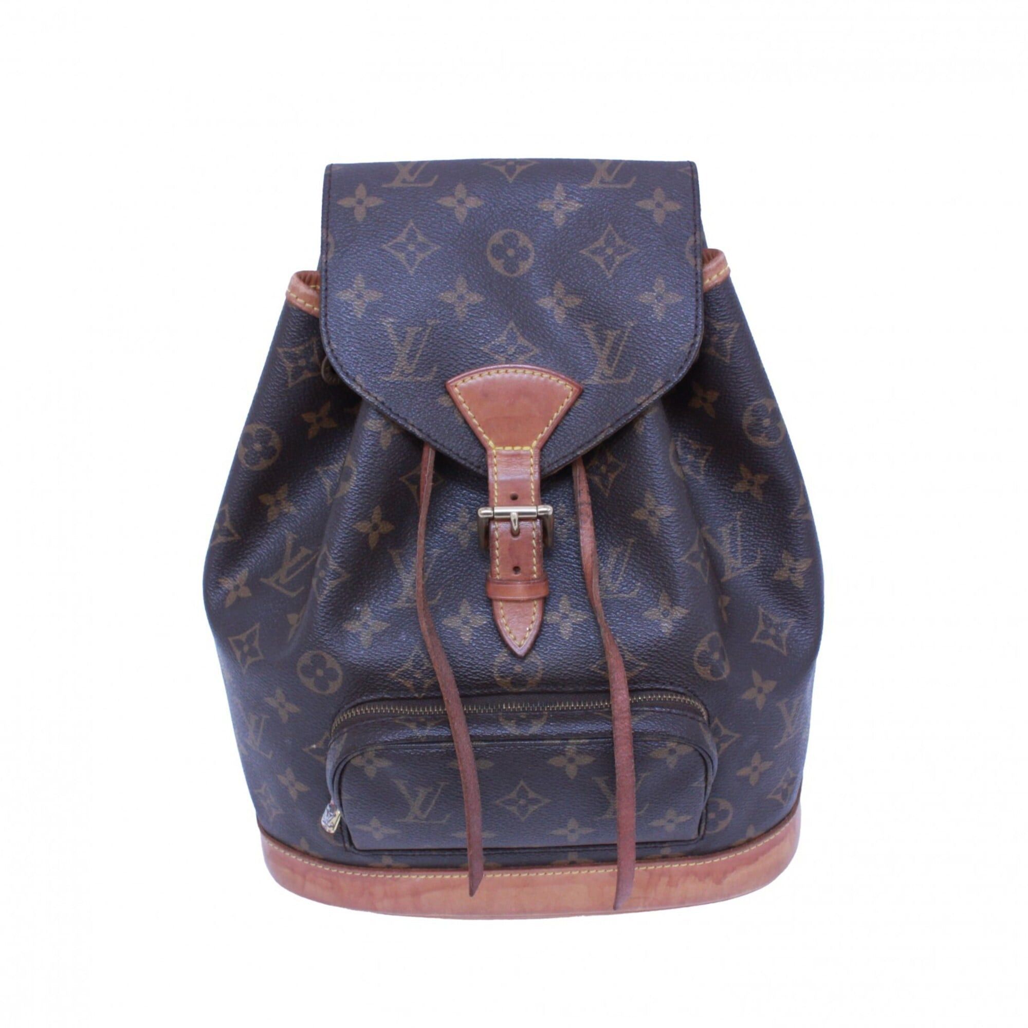 LOUIS VUITTON M43834 Monogram Kim Jones Pacific drawstring bag Backpack Louis Vuitton Monogram Kim Jones Pacific Backpack Brown Blue  main image 2