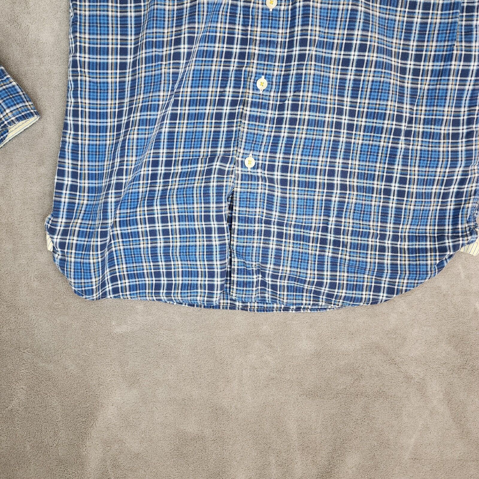 Brooks Brothers Brooks Brothers Medium Blue Plaid Long Sleeve Shirt Slim Size US M / EU 48-50 / 2 - 5 Thumbnail