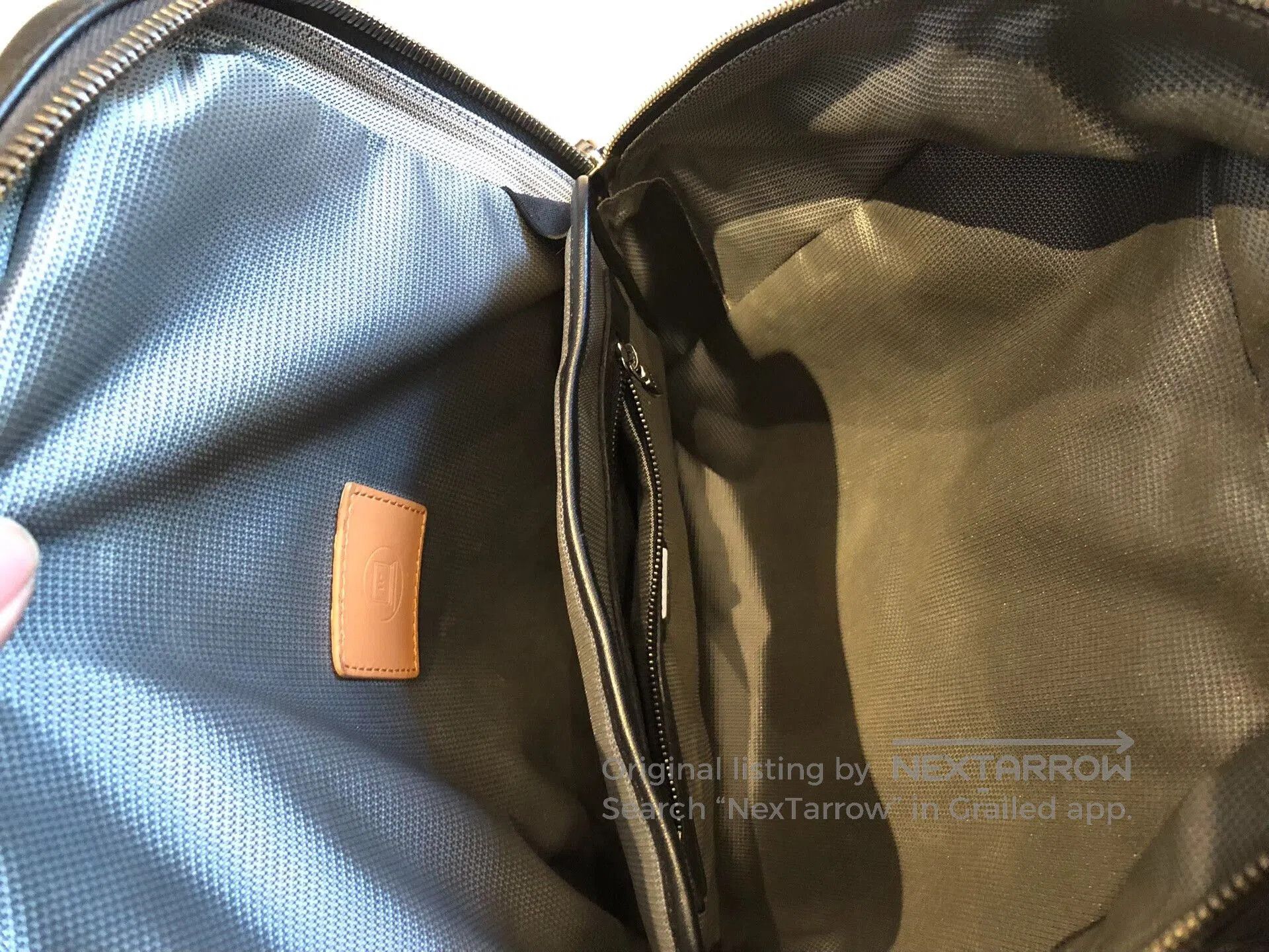 MCM Large Black Studded Backpack.