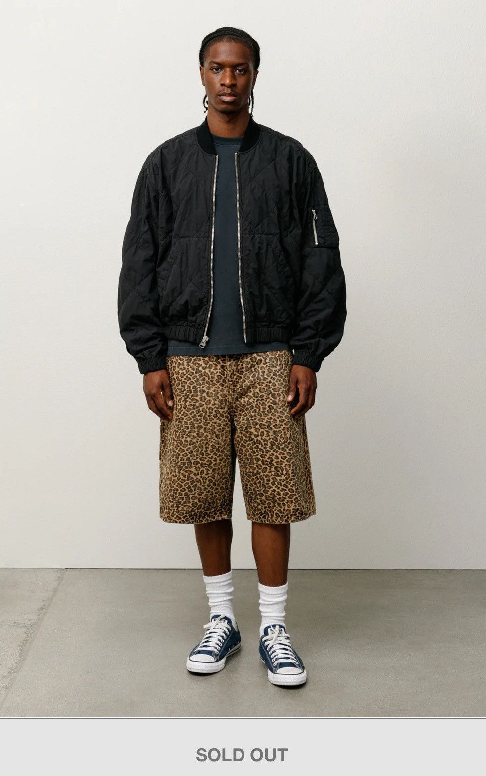 Stussy Stussy leopard cheetah denim work short jort SS26 30W Size US 30 / EU 46 - 6 Thumbnail