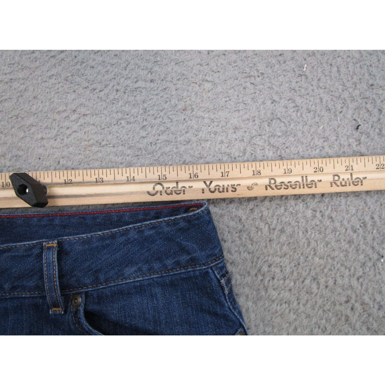 Vintage LL Bean Favorite Fit Straight Jeans 12 Petite Women's 275428 Blue 32x27 Size 34" / US 12 / IT 48 - 6 Thumbnail