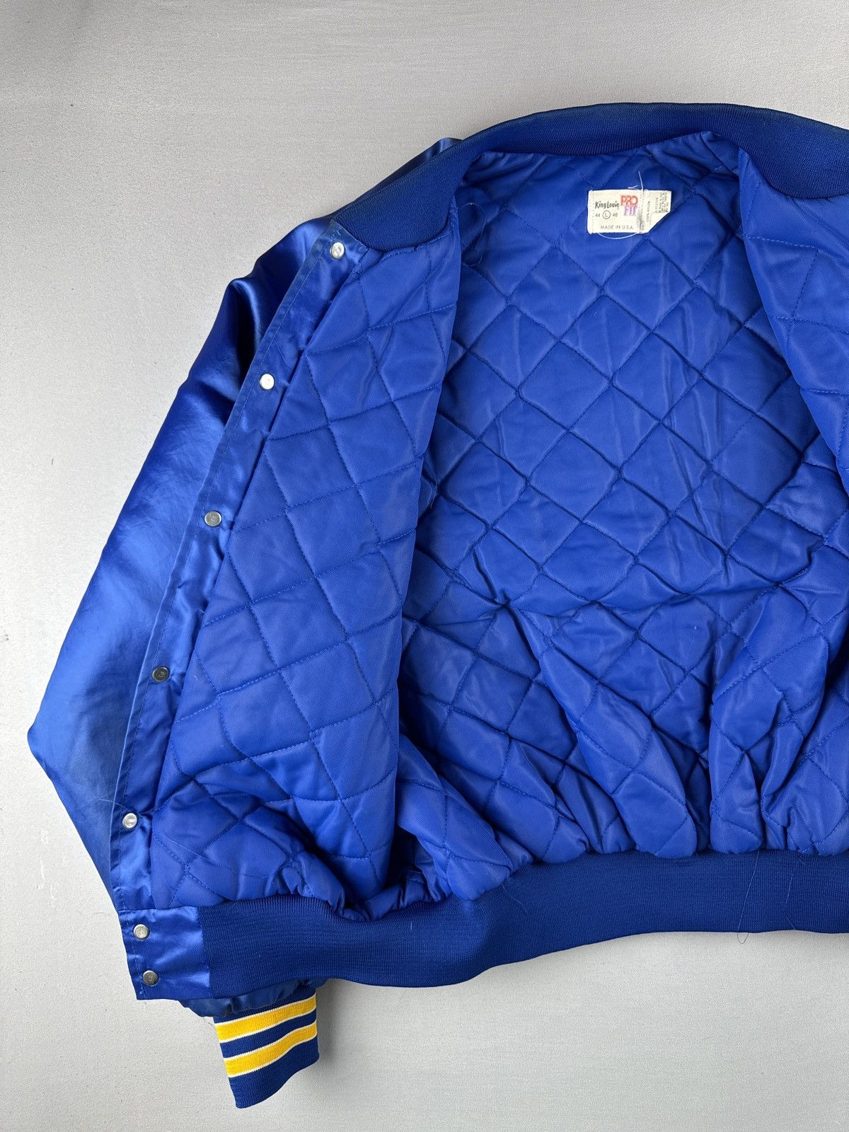 Vintage Vintage 80s King Louie Union Satin Jacket Eagle Flag USA L Size US L / EU 52-54 / 3 - 13 Thumbnail